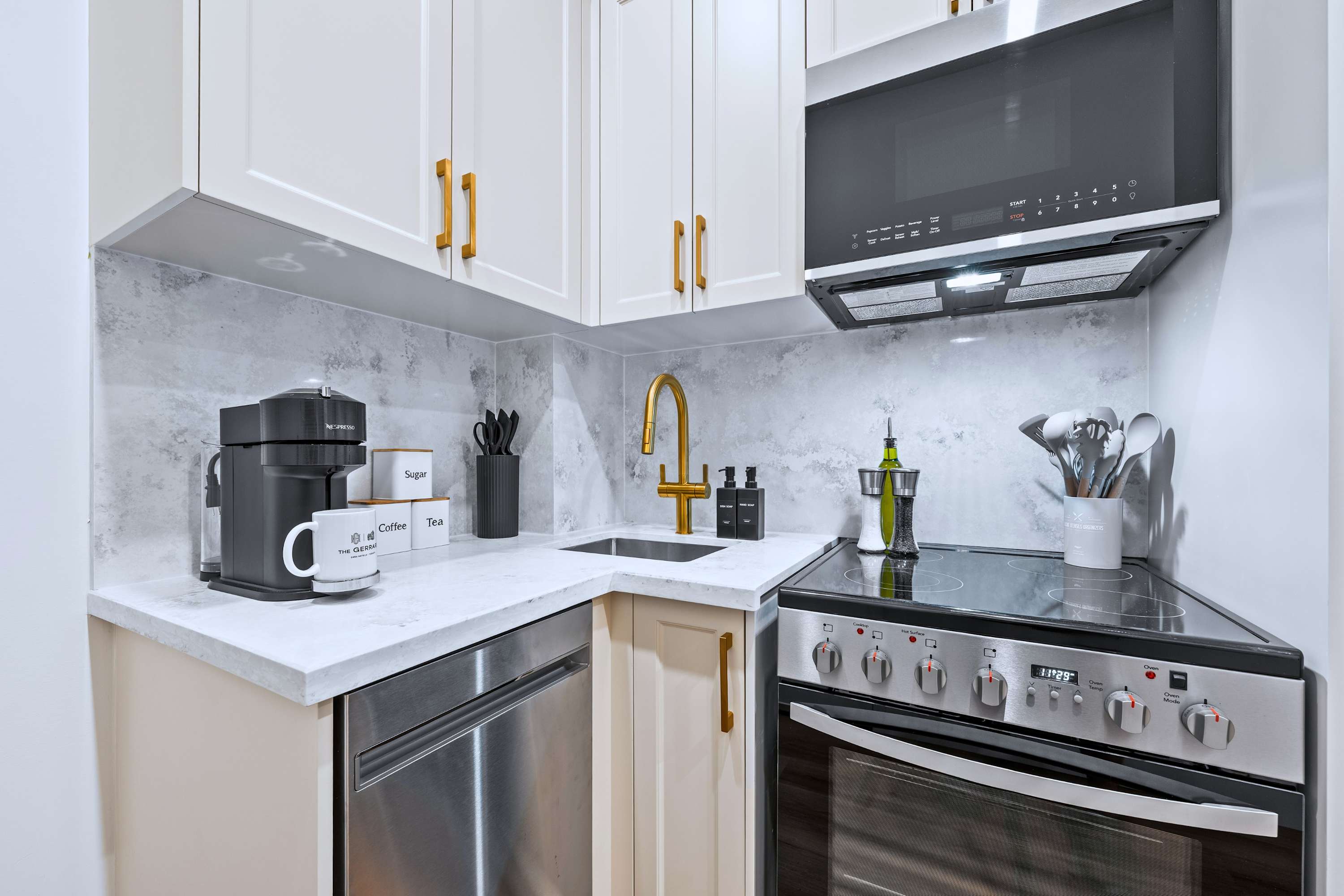 Kitchen designed for easy cooking and everyday meals during your stay