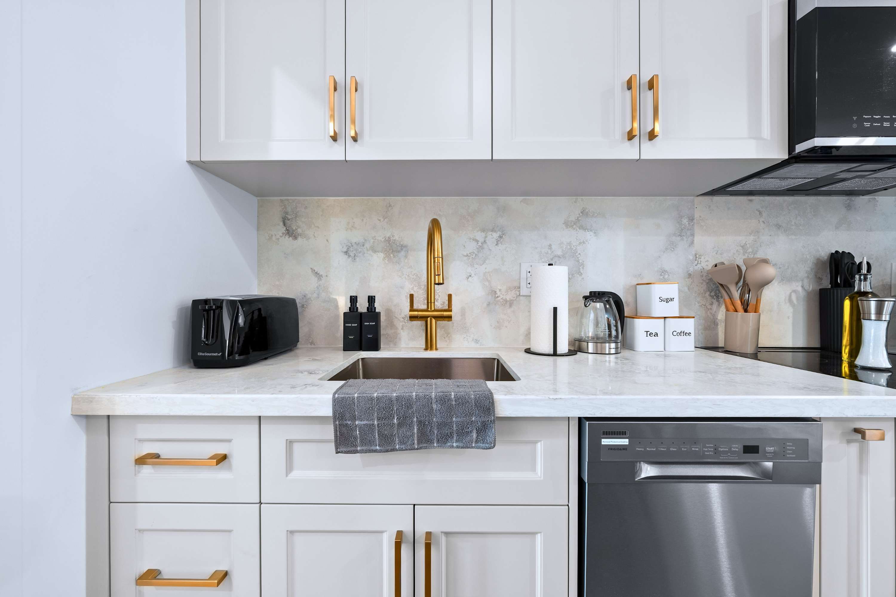 Fully equipped kitchen ready for effortless home-style cooking.