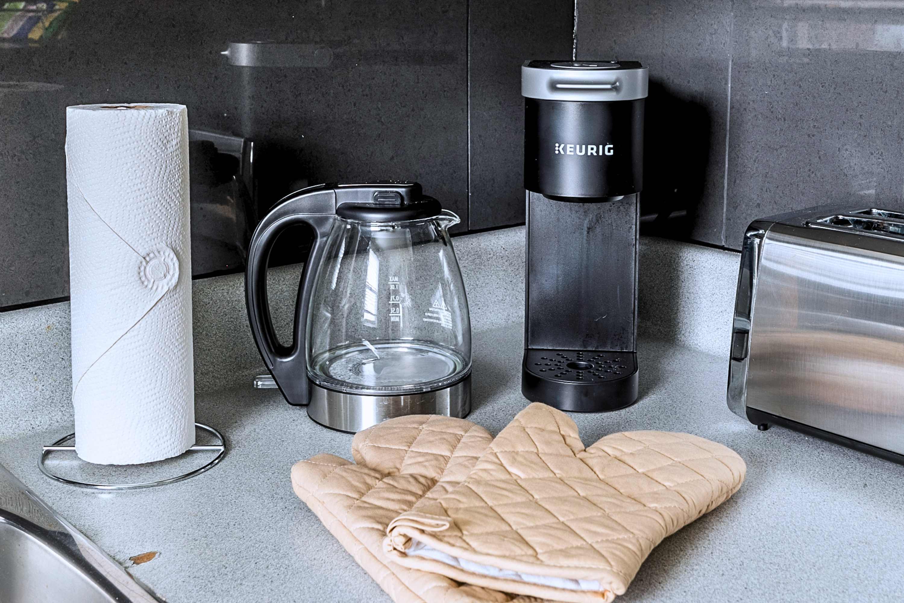 Coffee Corner With Modern Accessories