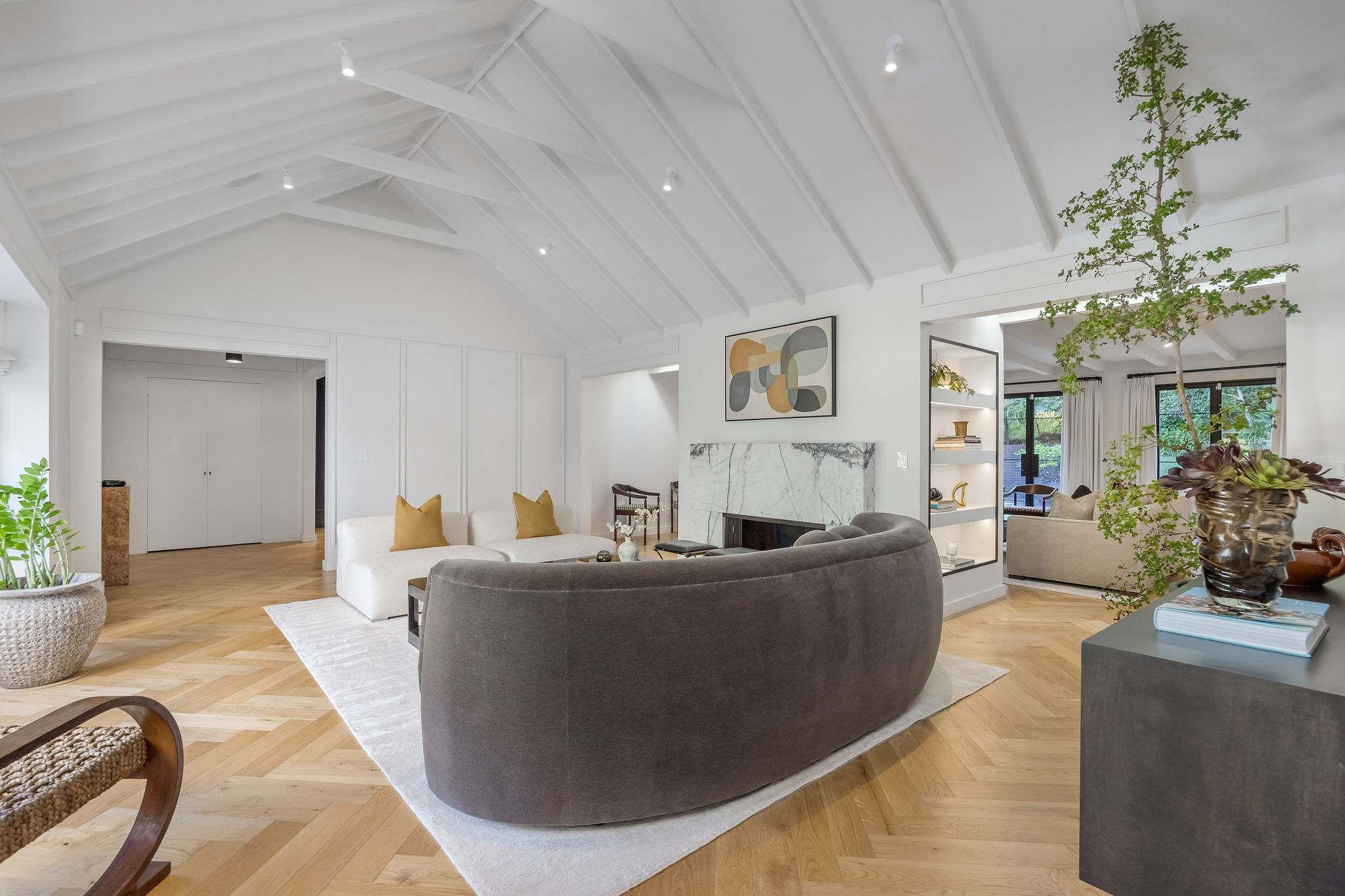 Relax in bright, open interiors filled with warmth and natural light.