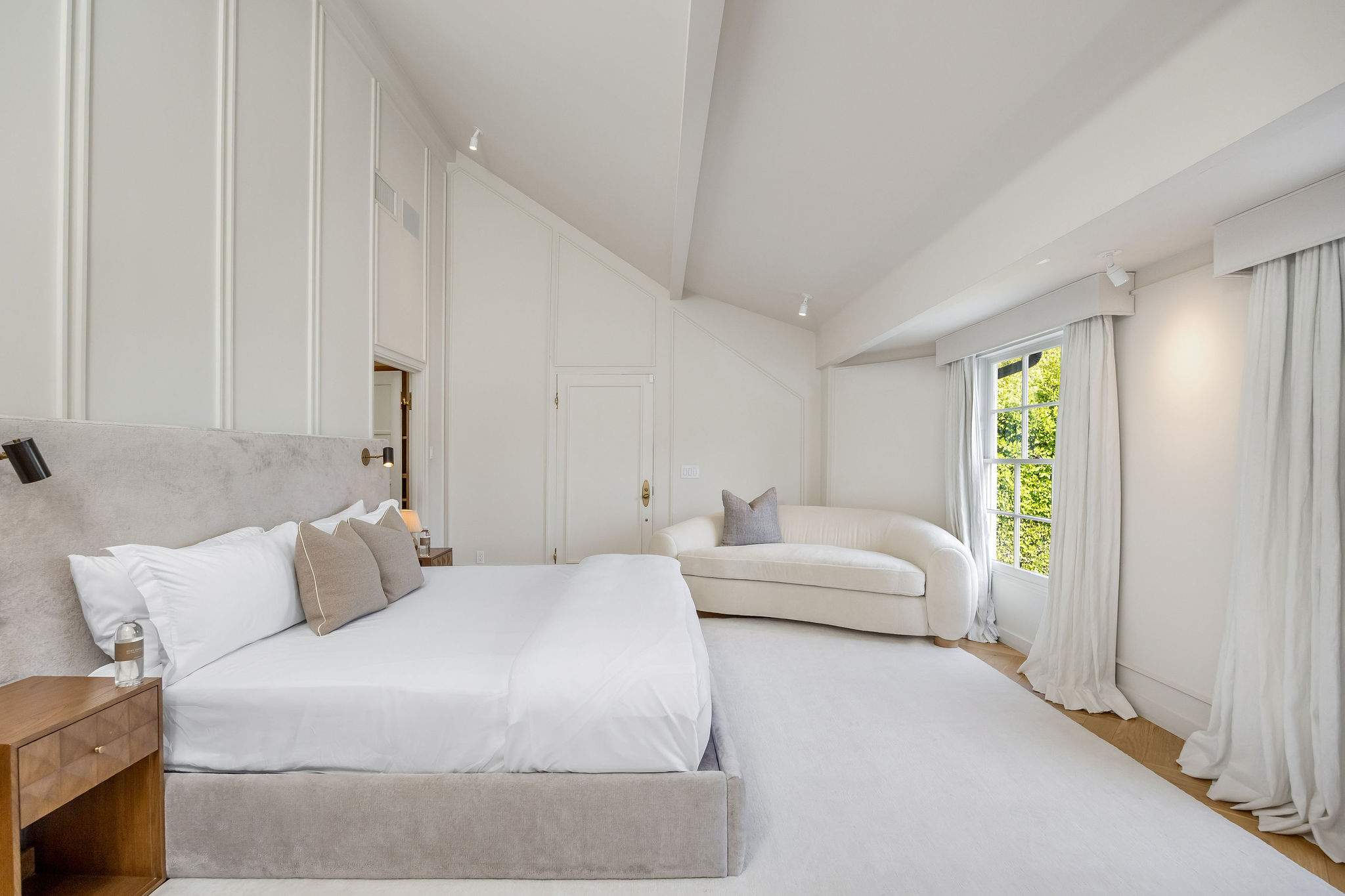 Wake up to serene suites designed for rest and relaxation.