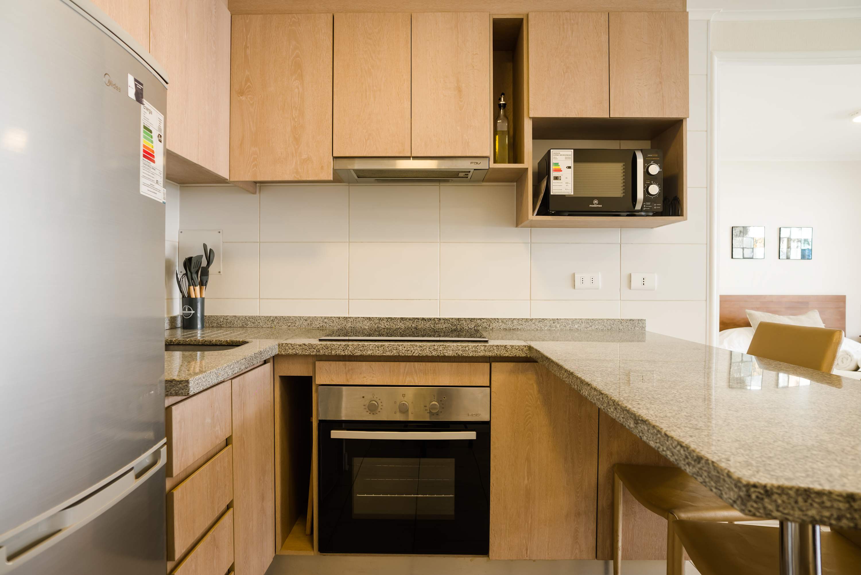 Metro-Accessible Apartment with Terrace | Santiago