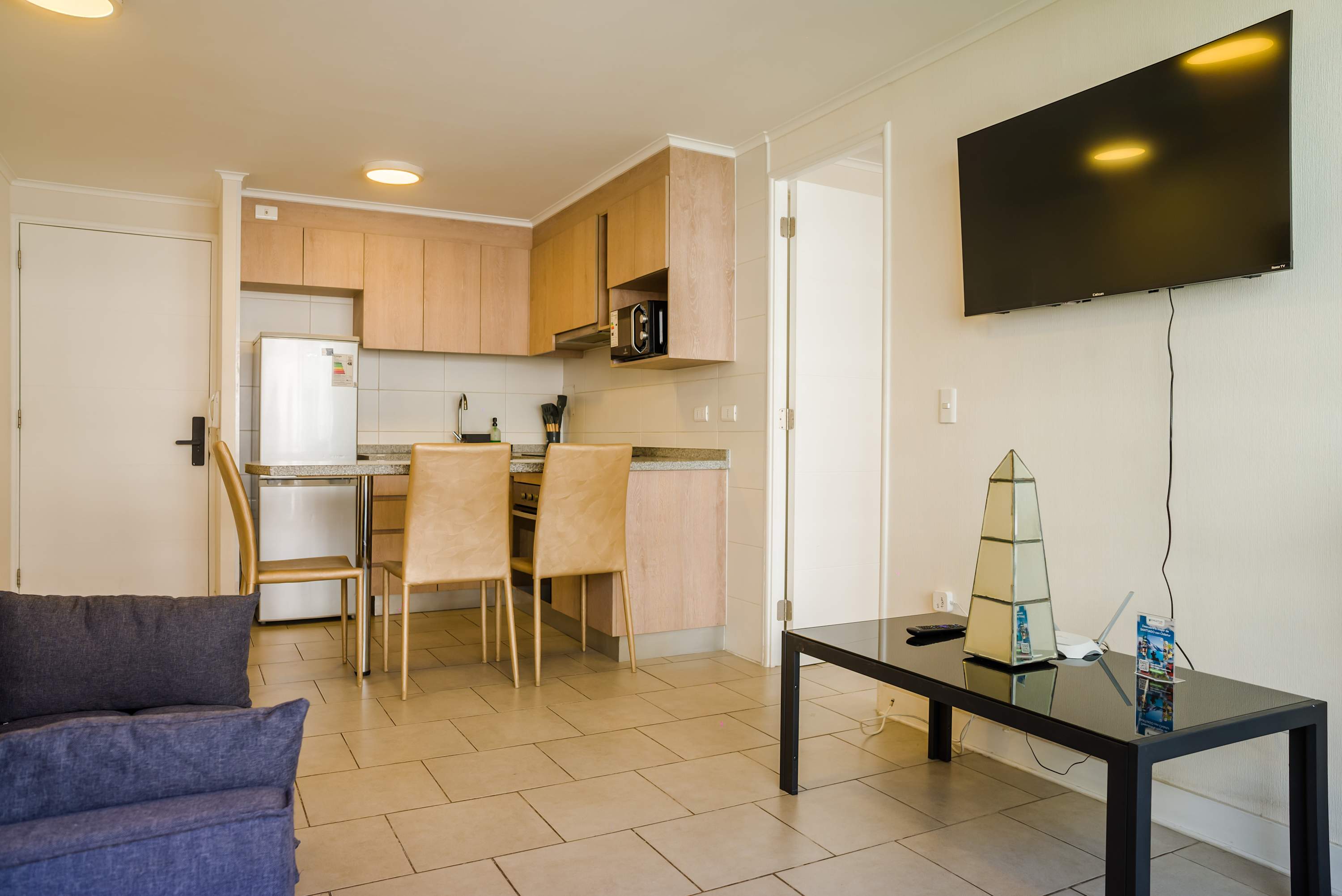 Metro-Accessible Apartment with Terrace | Santiago