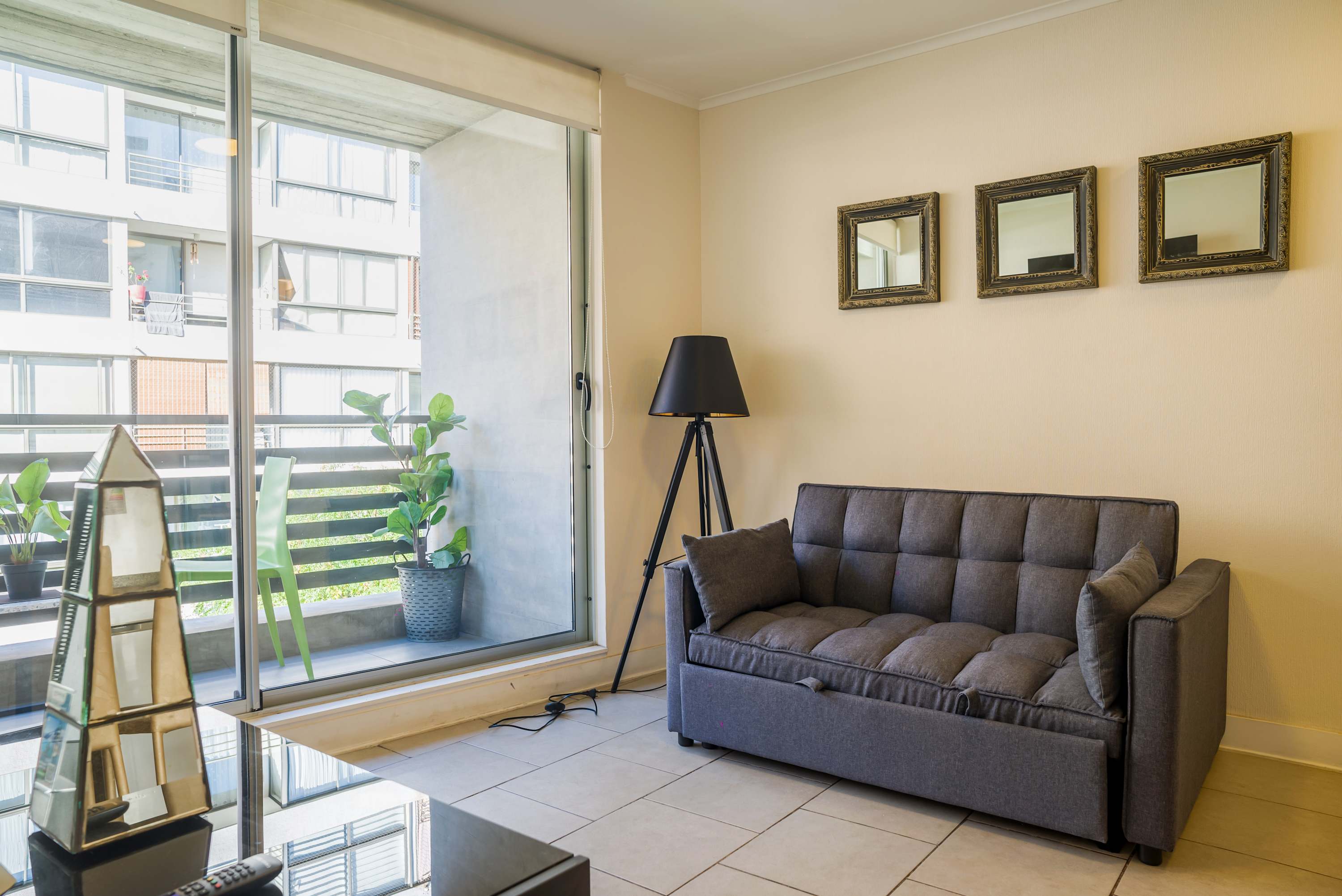 Metro-Accessible Apartment with Terrace | Santiago