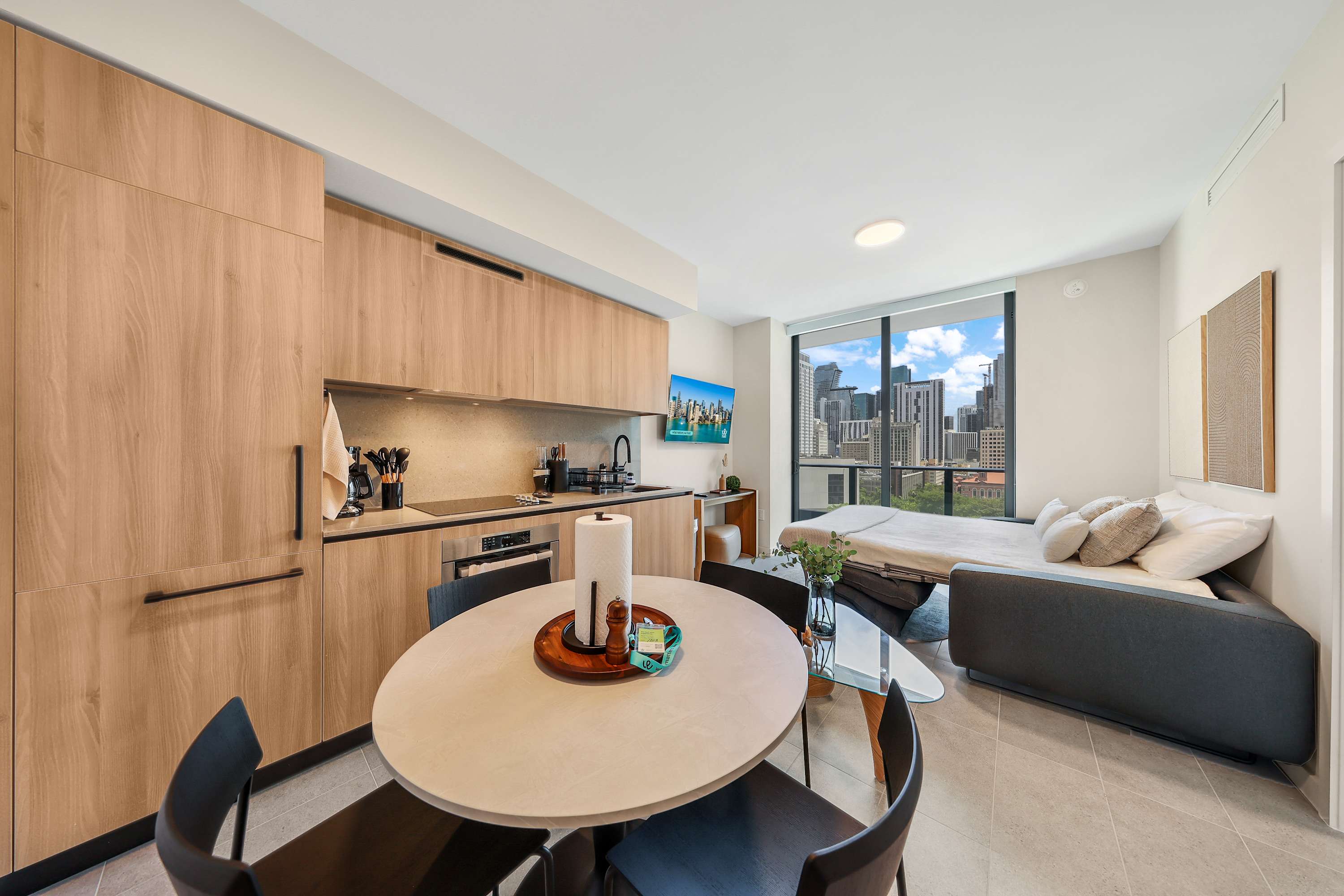 New 1BR+Den | Rooftop Deck | Walk to FIFA Fan Fest