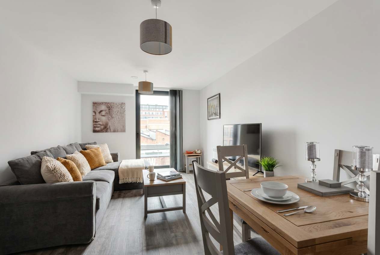 Sleek 1BR Birmingham Apt Central Location