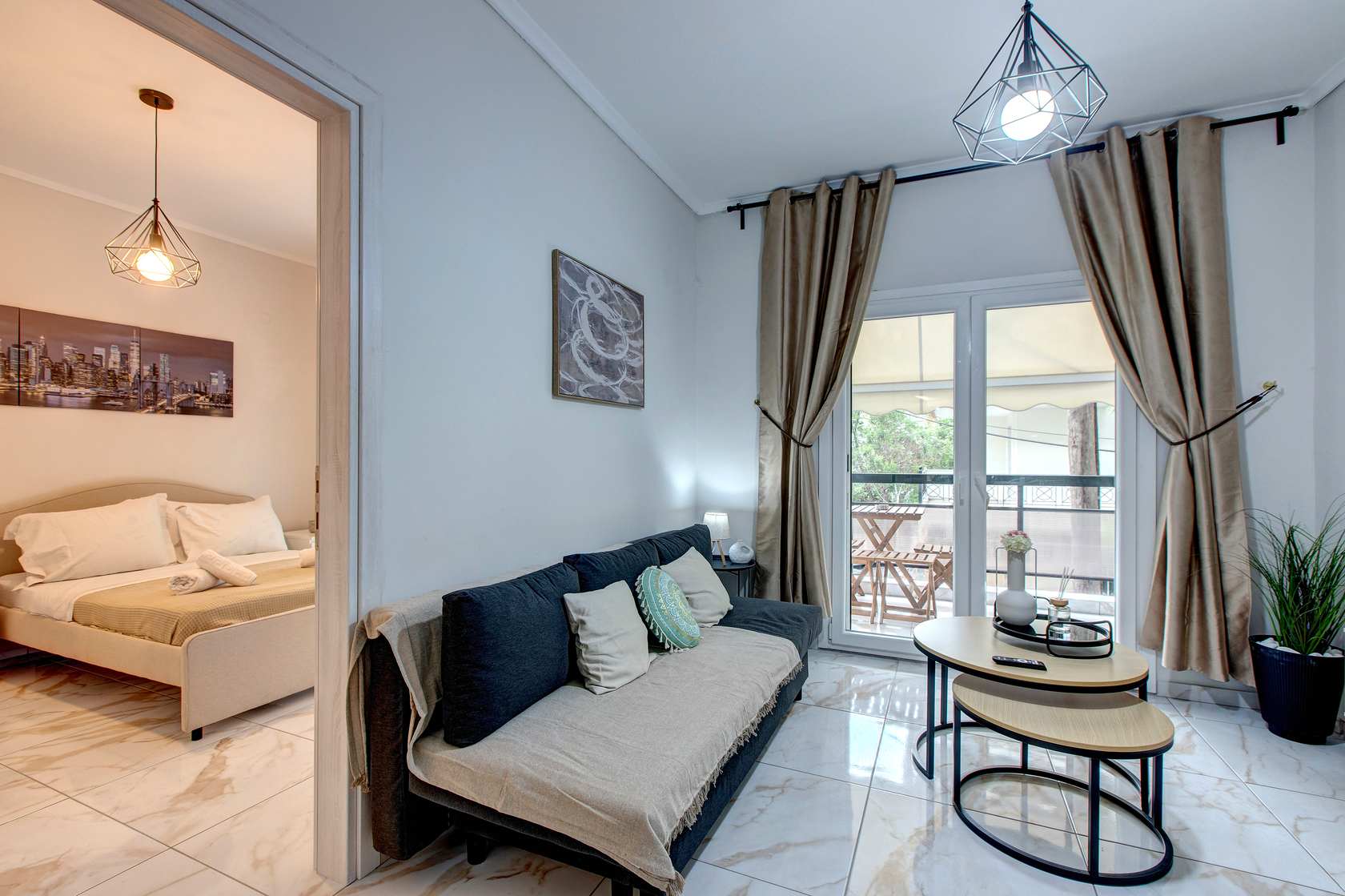 Fresh 1 Bd Apartment with Balcony in Thessaloniki — holiday rental in Thessaloniki