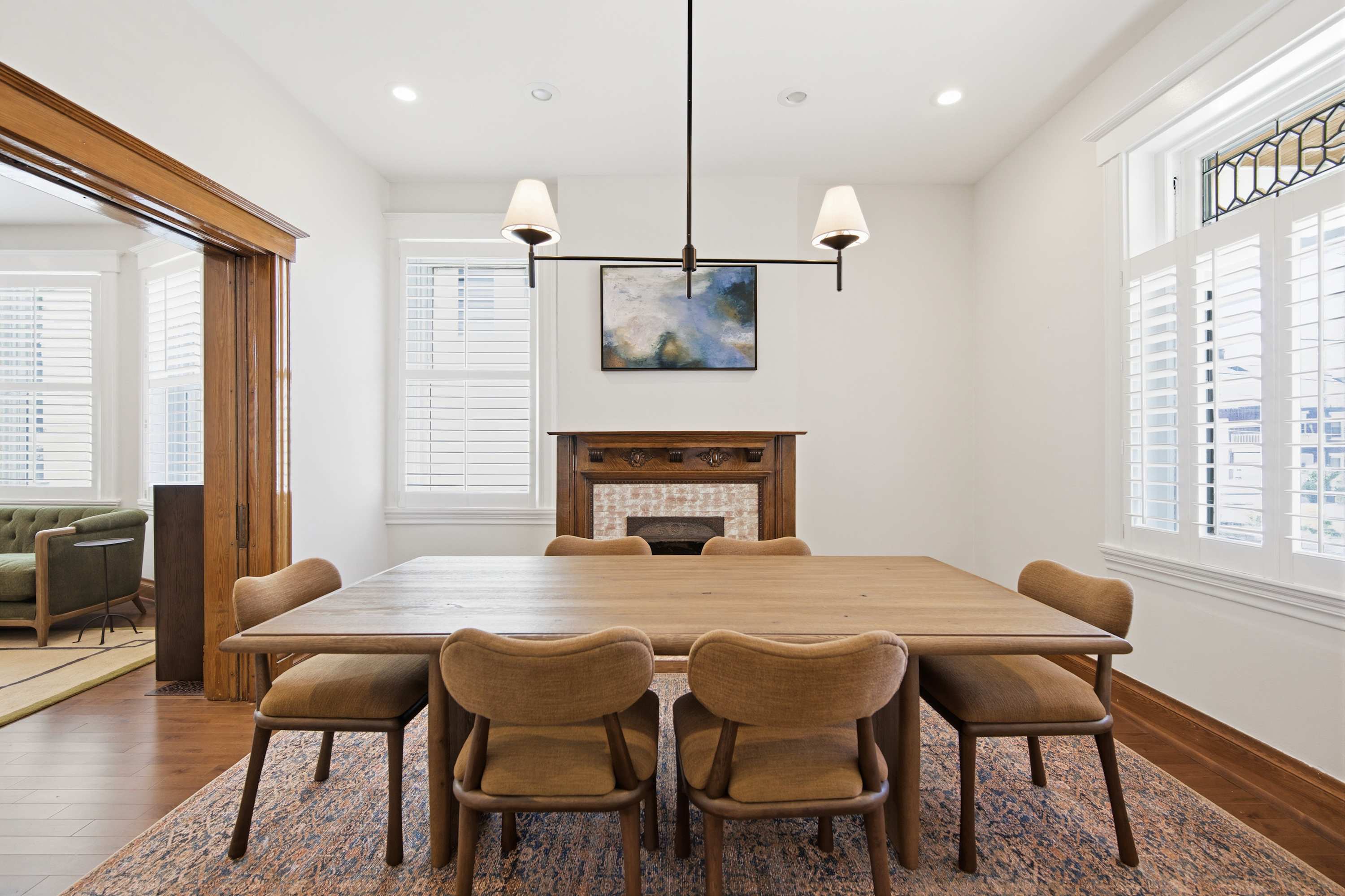 Make mealtime memories together at the dining table, seating 6​