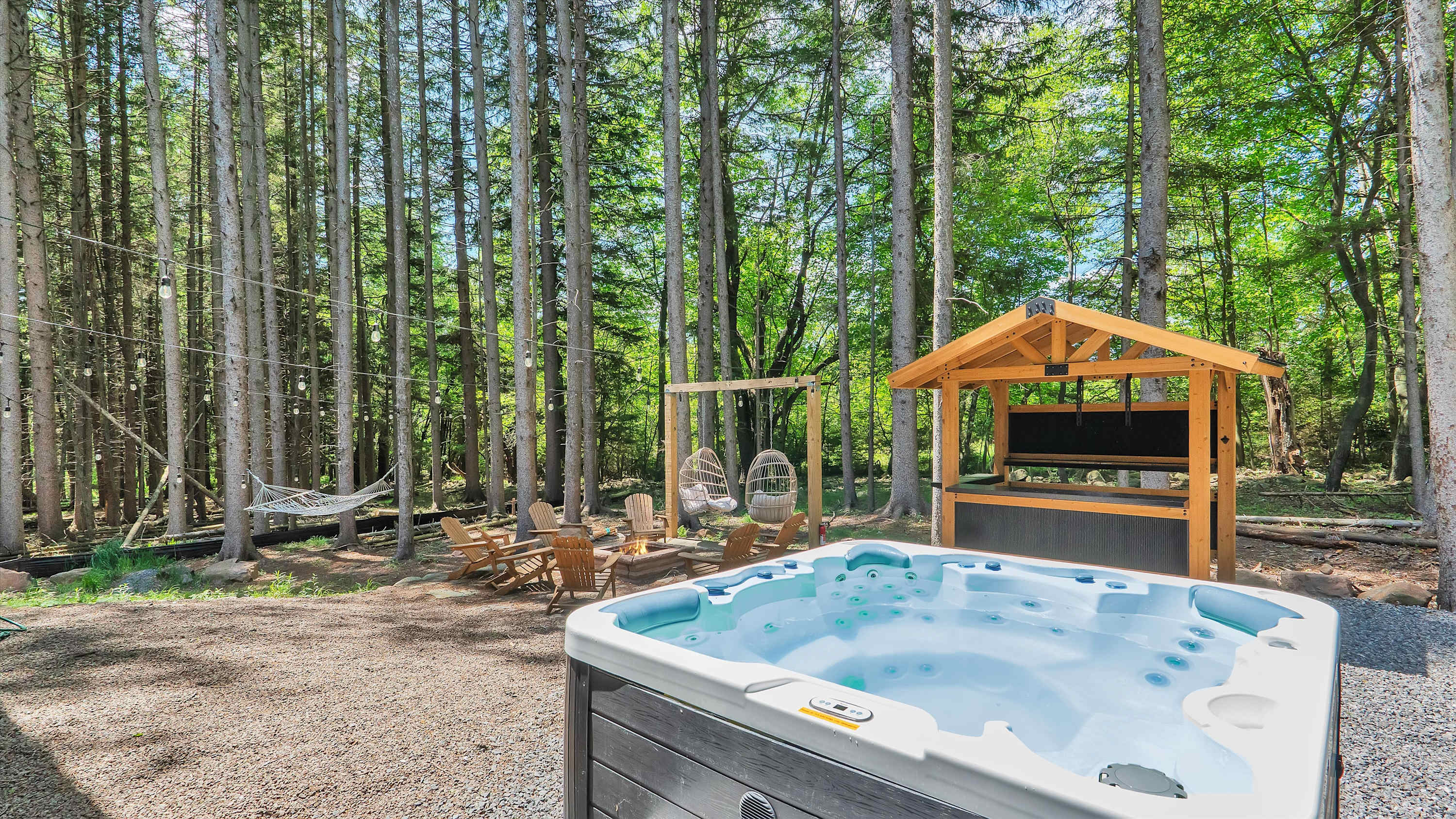 Pines A-Frame Cabin | Sauna | HotTub 