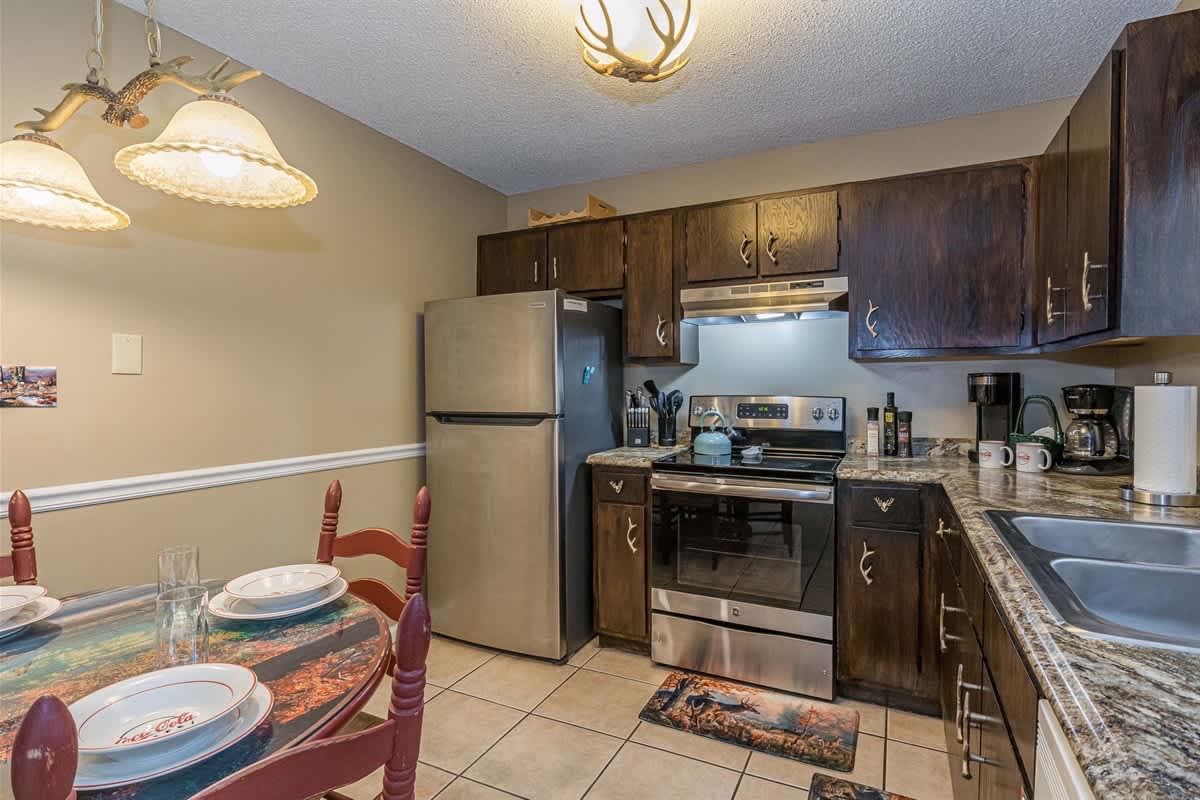 CONDO | BALCONY OVERLOOKING RIVER | DOWNTOWN HELEN
