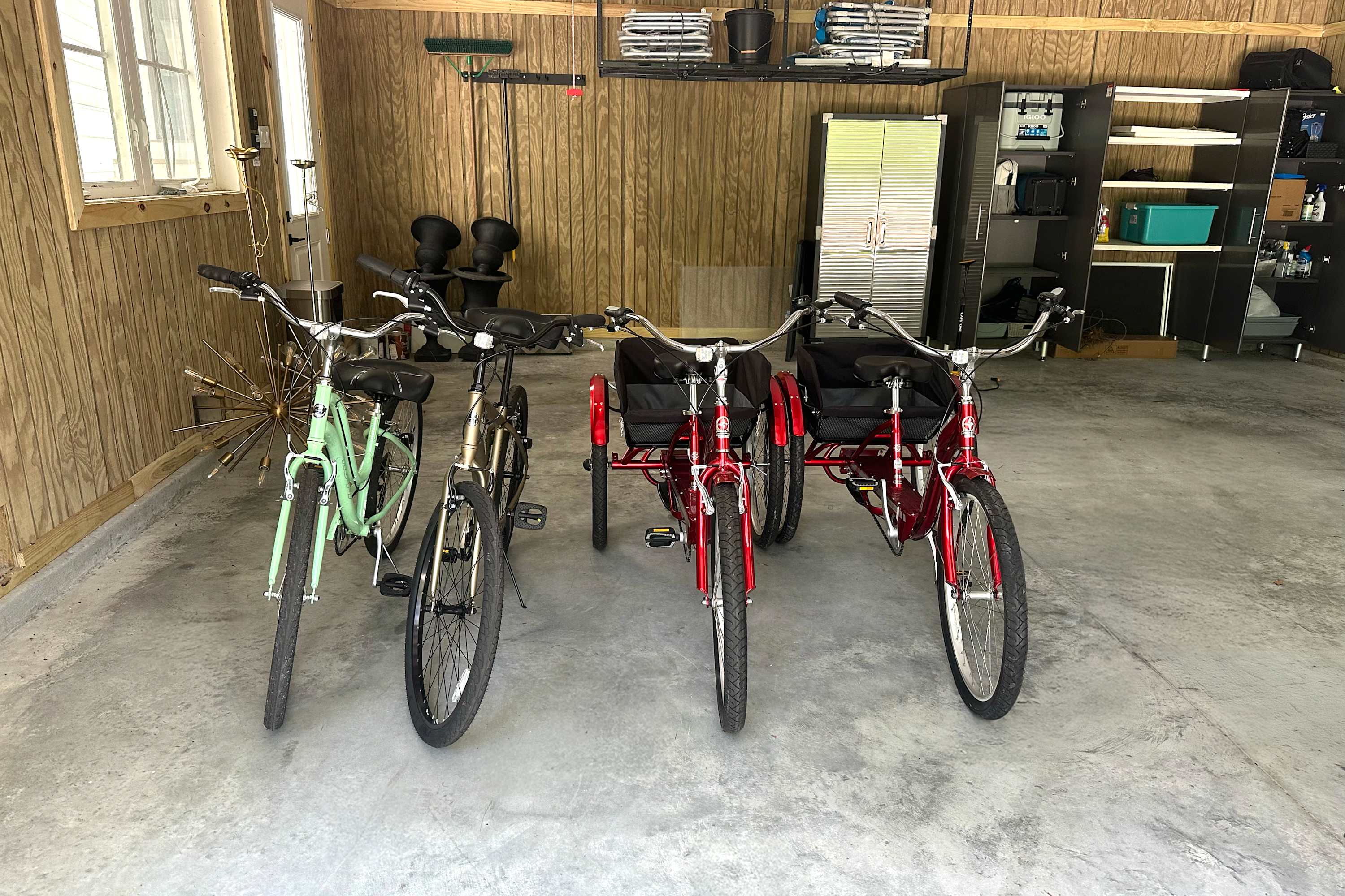 Bikes available in garage!