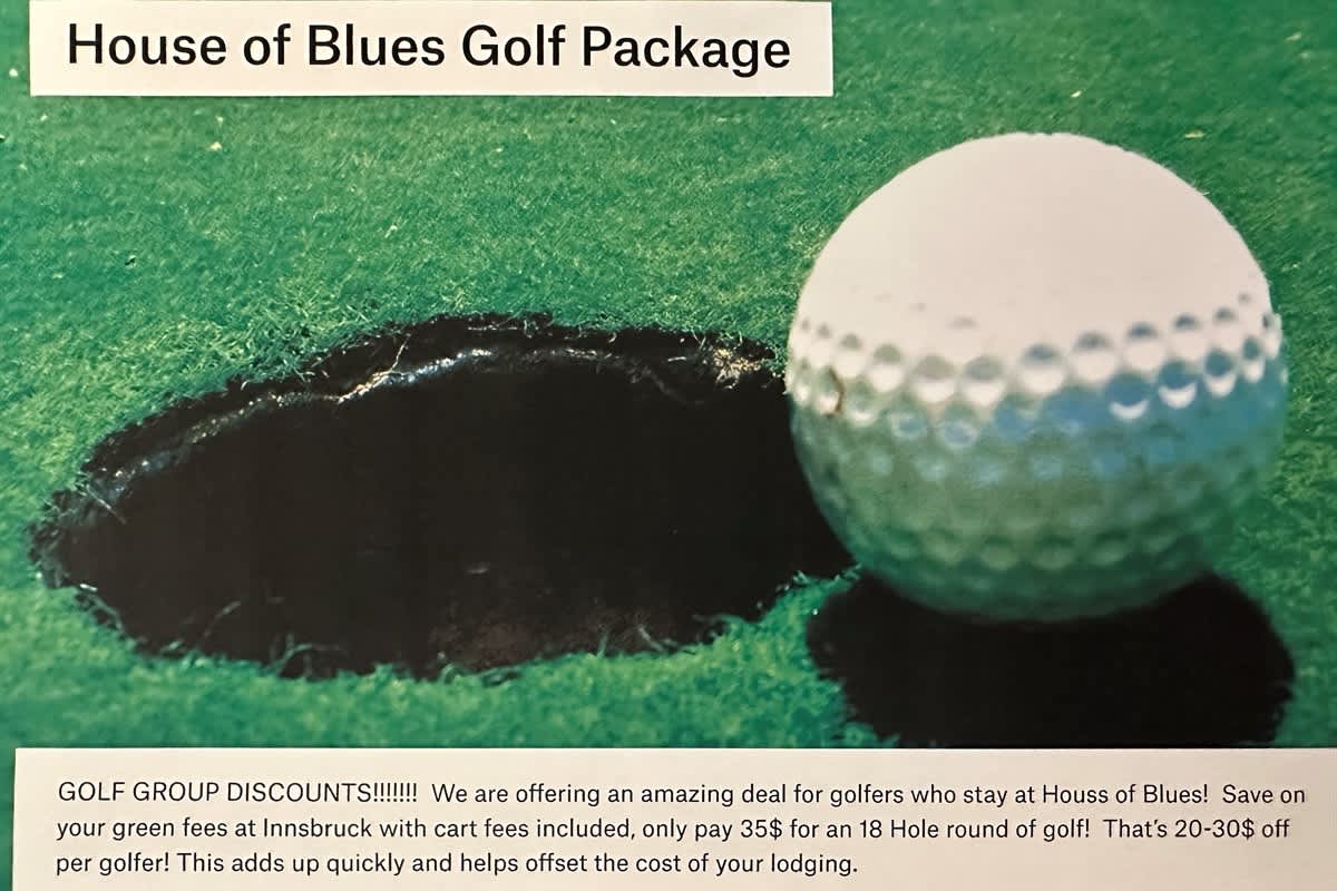 HOUSE OF BLUES | LUXURY GOLF/MOUNTAIN RETREAT