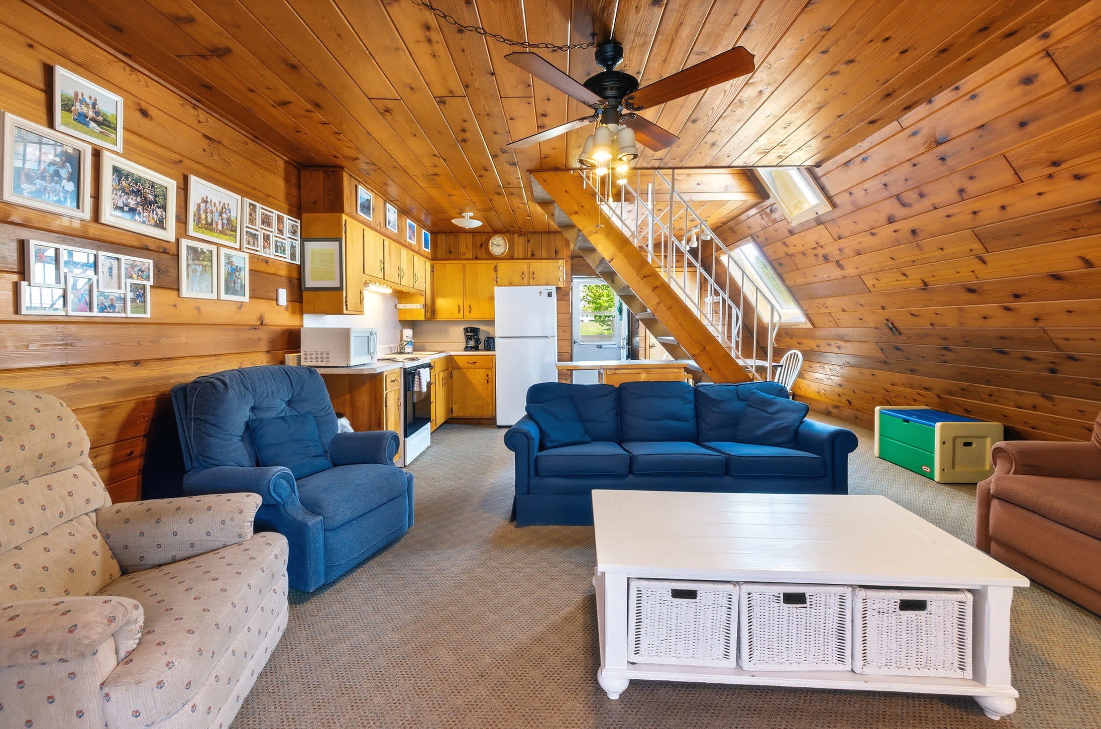 Bring the whole family together after another day on the shoreline.