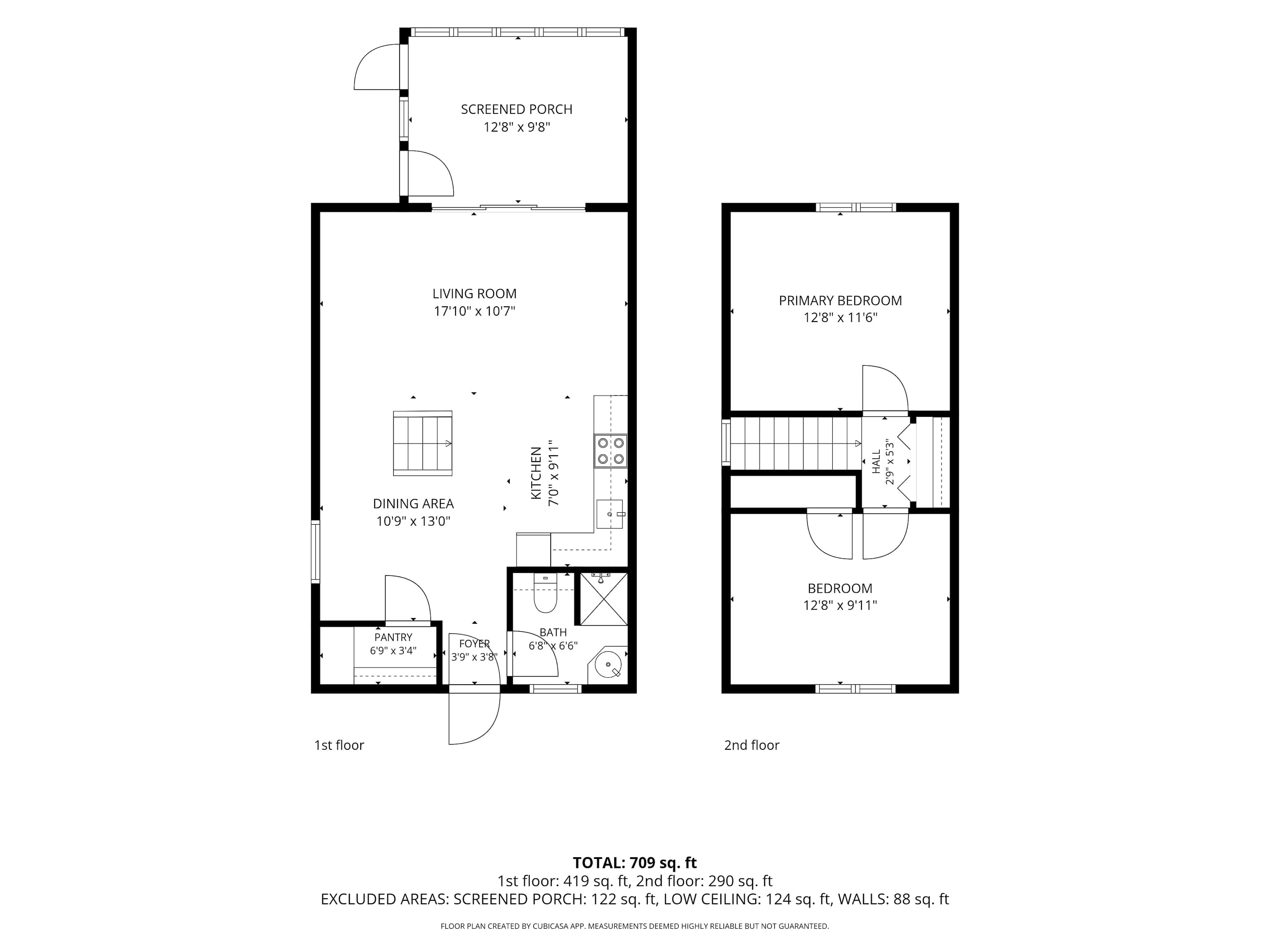Chalet 50's Floor Plan Layout.