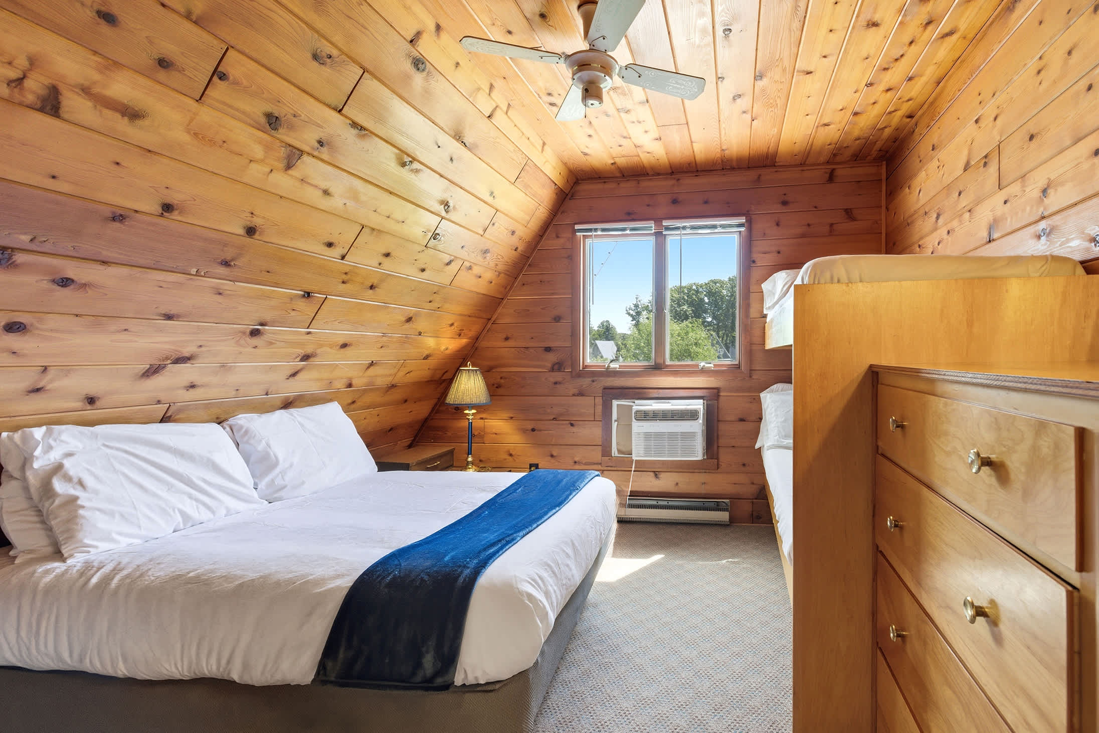 A cozy landing spot after making memories across the resort.