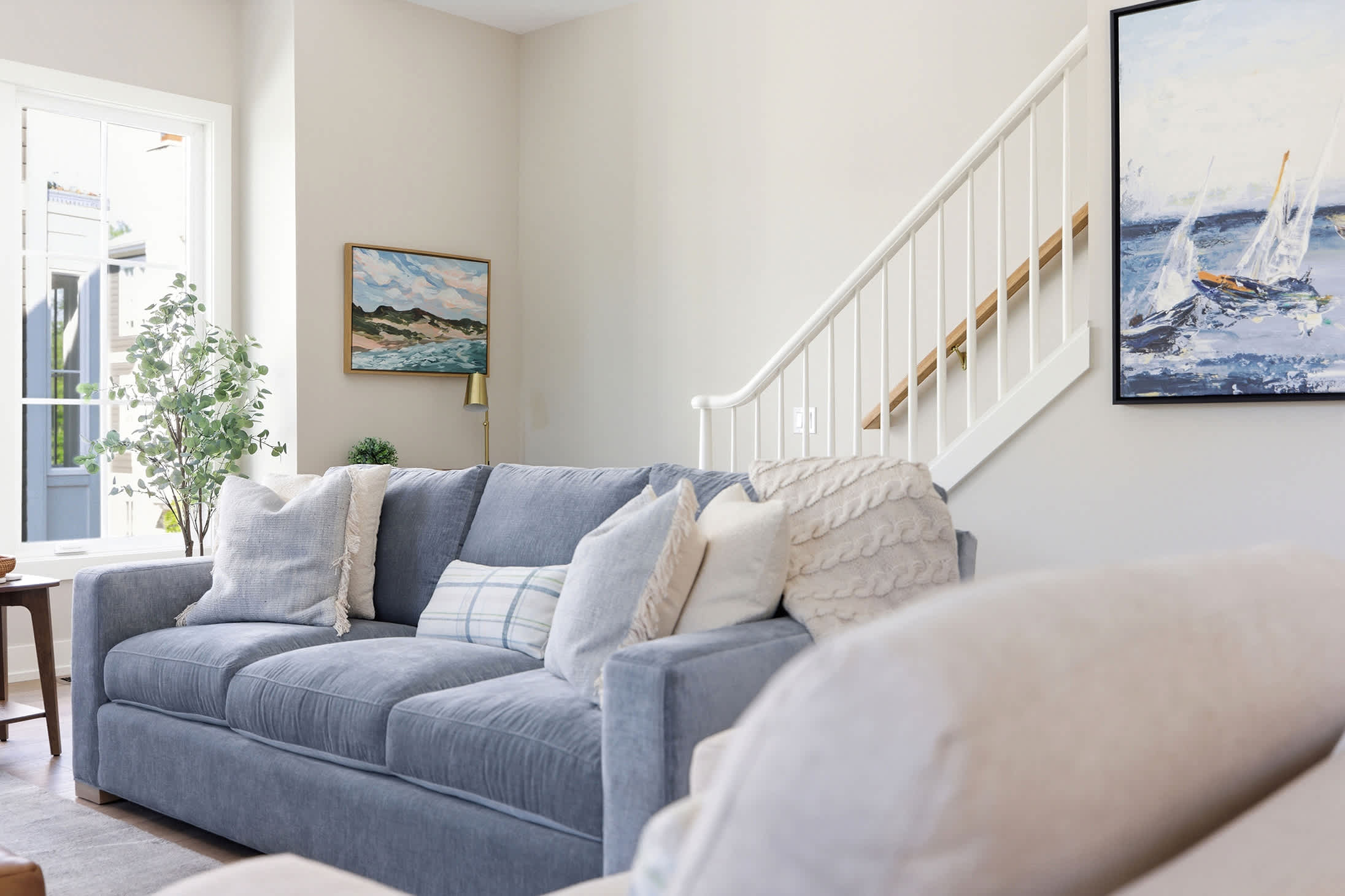Multiple living areas give groups space to relax and reconnect.