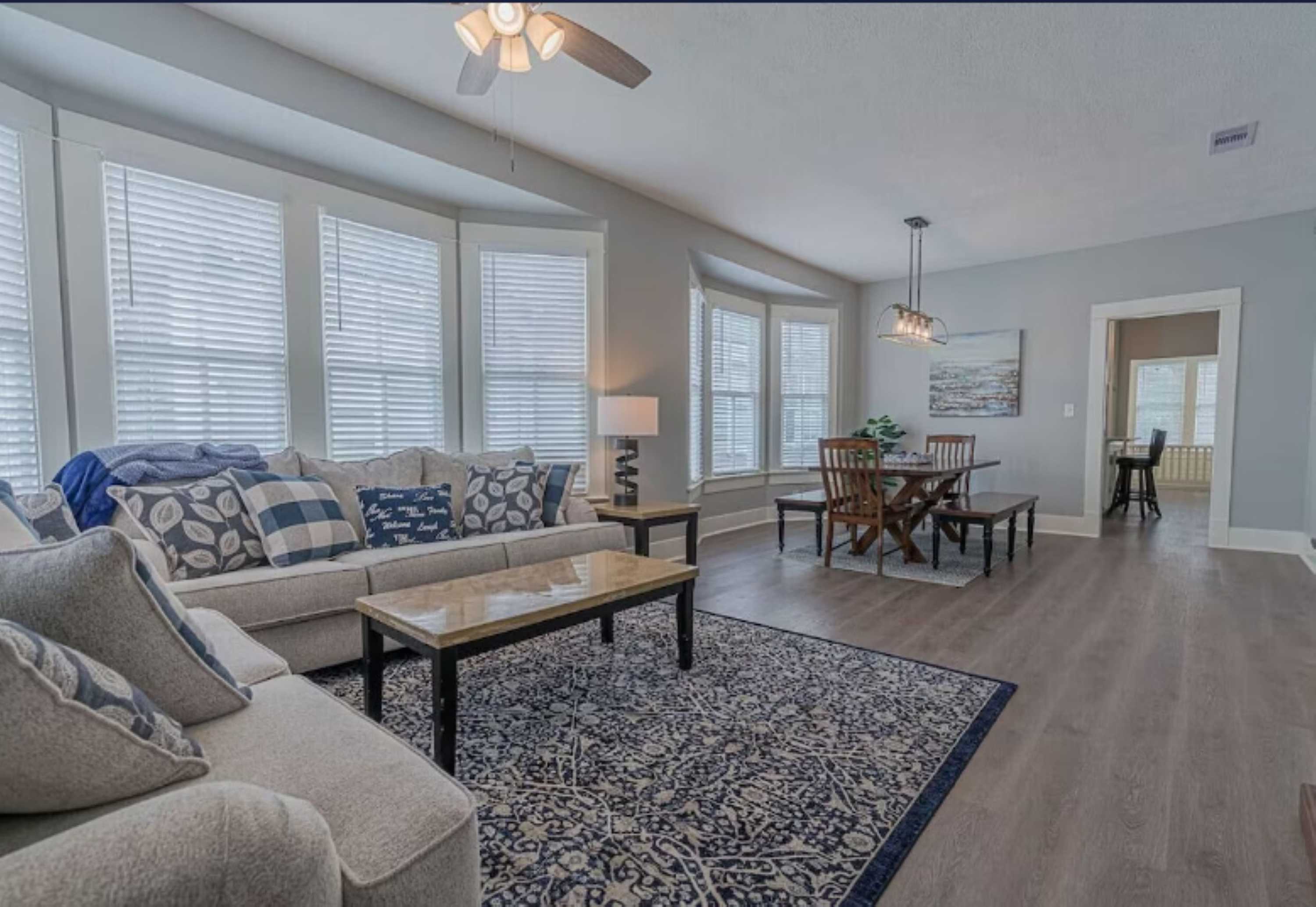 Stay cozy by the coast at Uptown Cottage