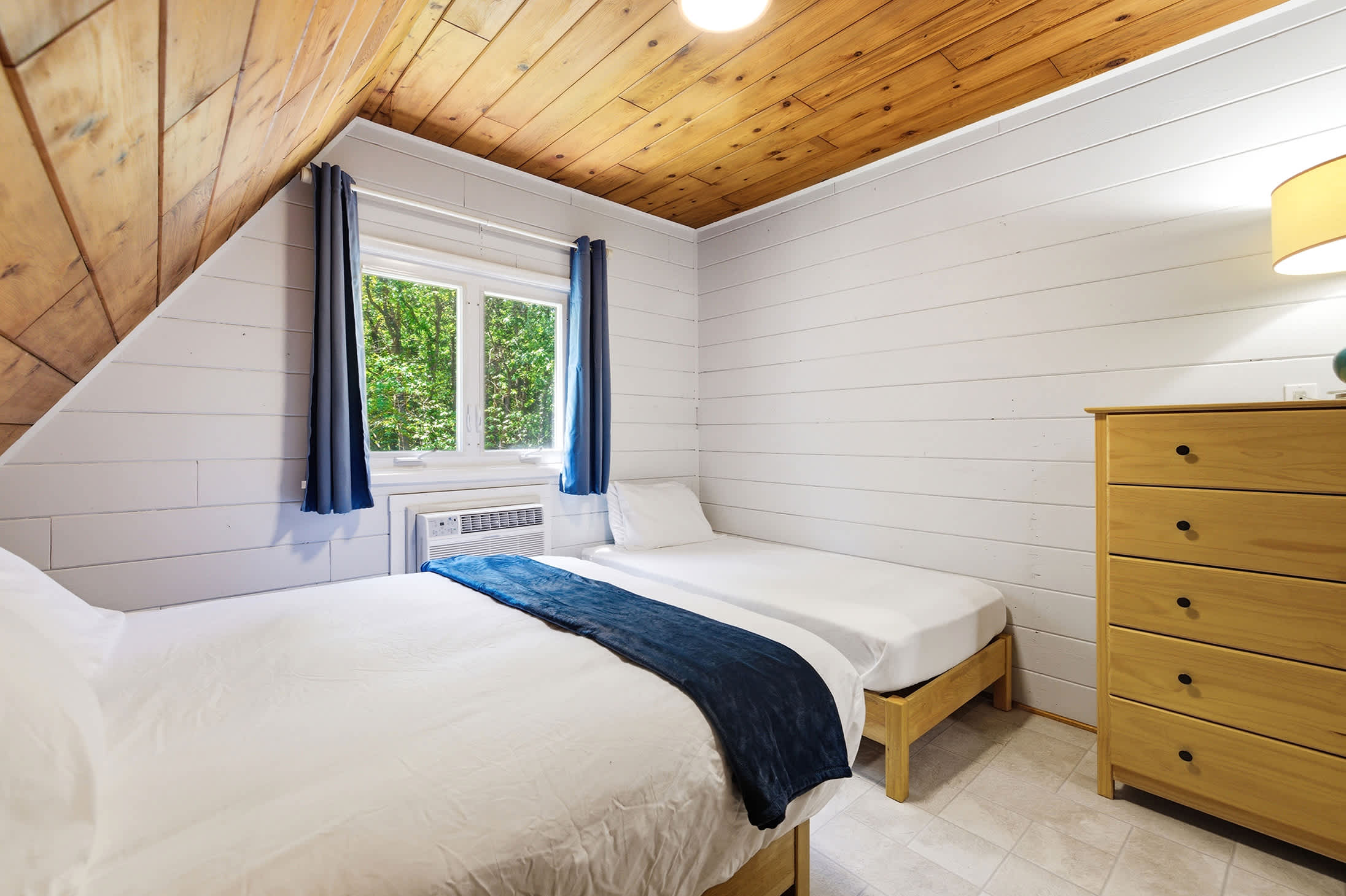 A comfortable bedroom to recharge between resort adventures.