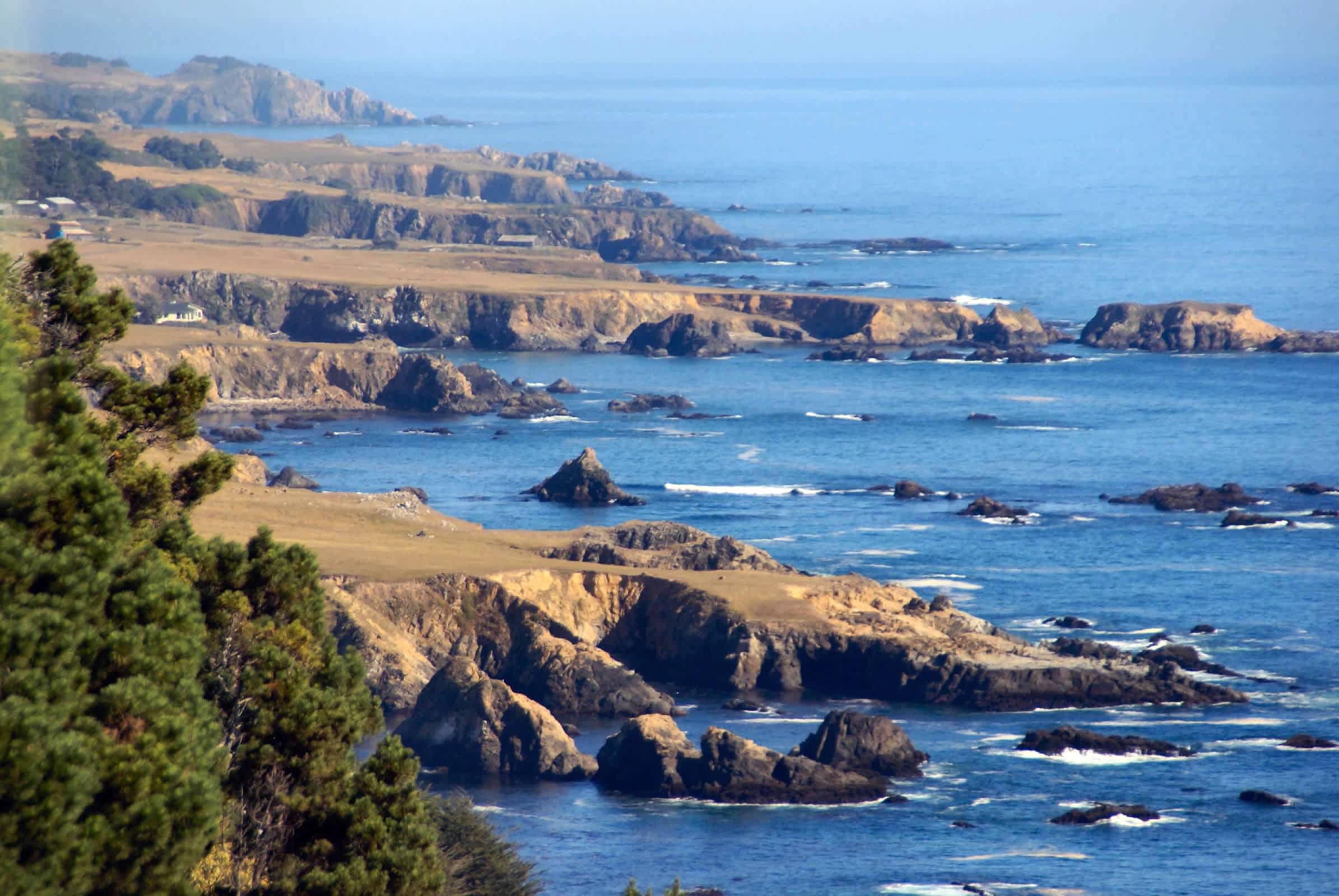 Sea cliff view