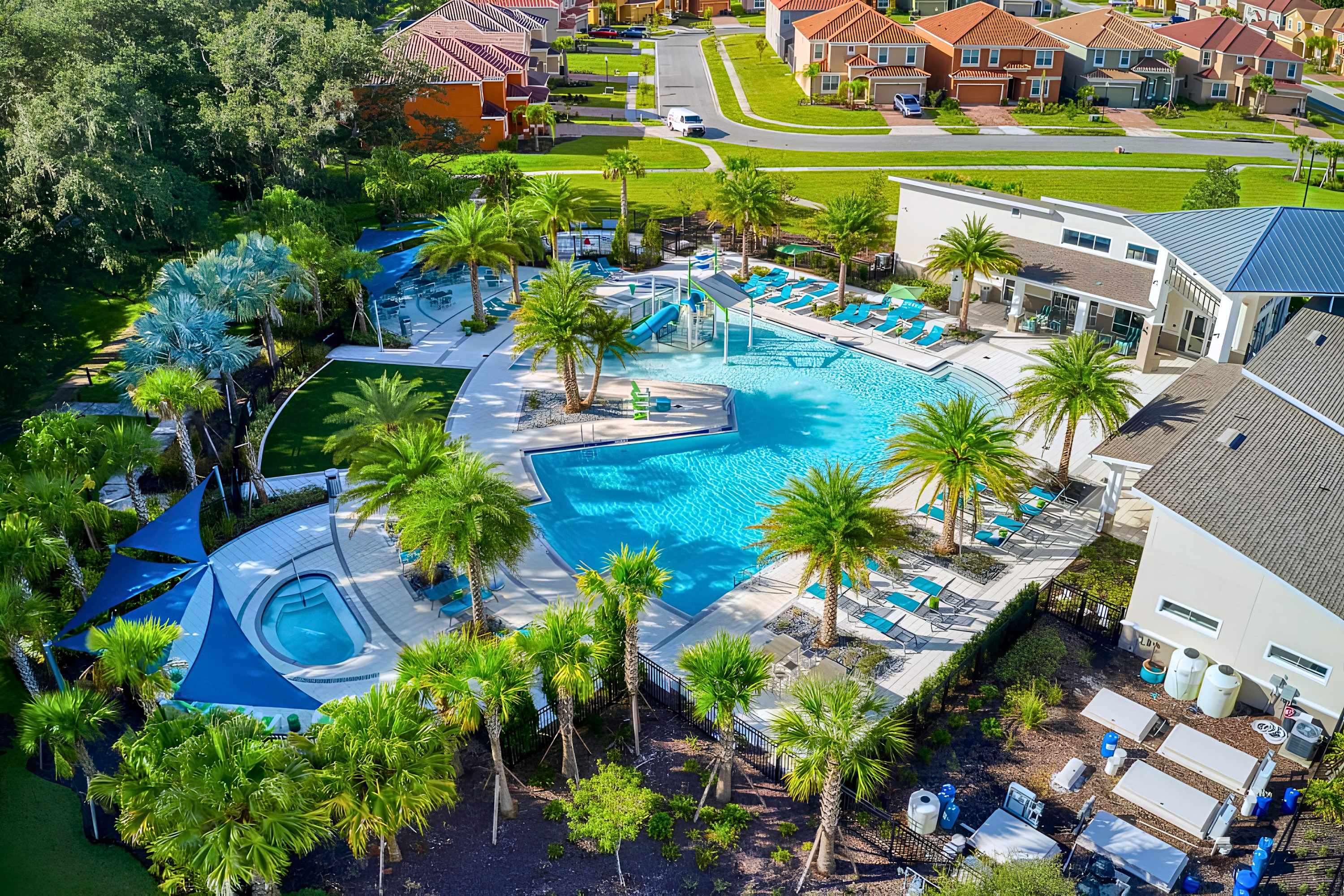 Enjoy Veranda Palms Resort's sparkling pool, family friendly amenities, and tropical surroundings designed for relaxation and fun.
