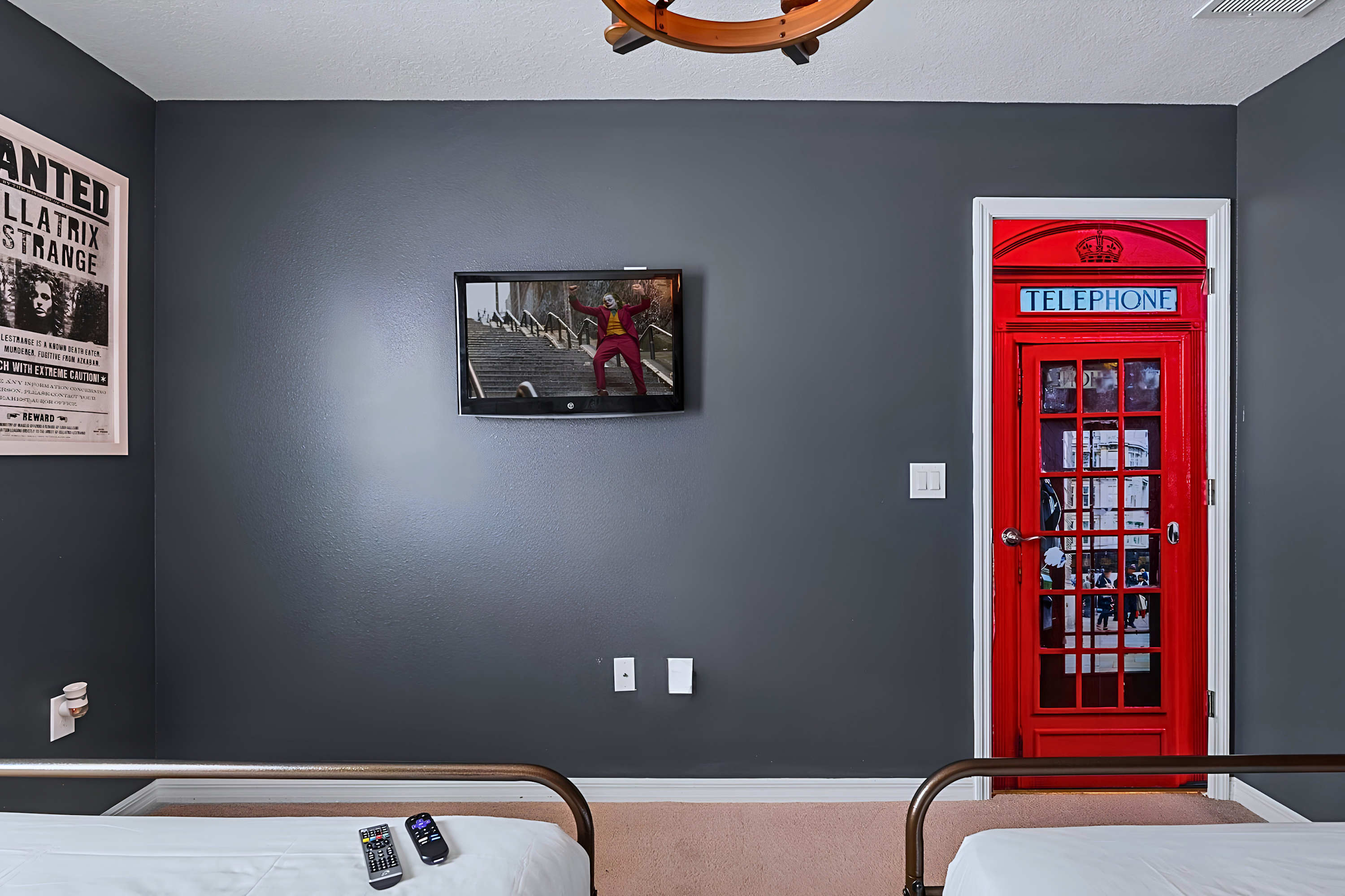 Themed Bedroom with Twin Double Beds