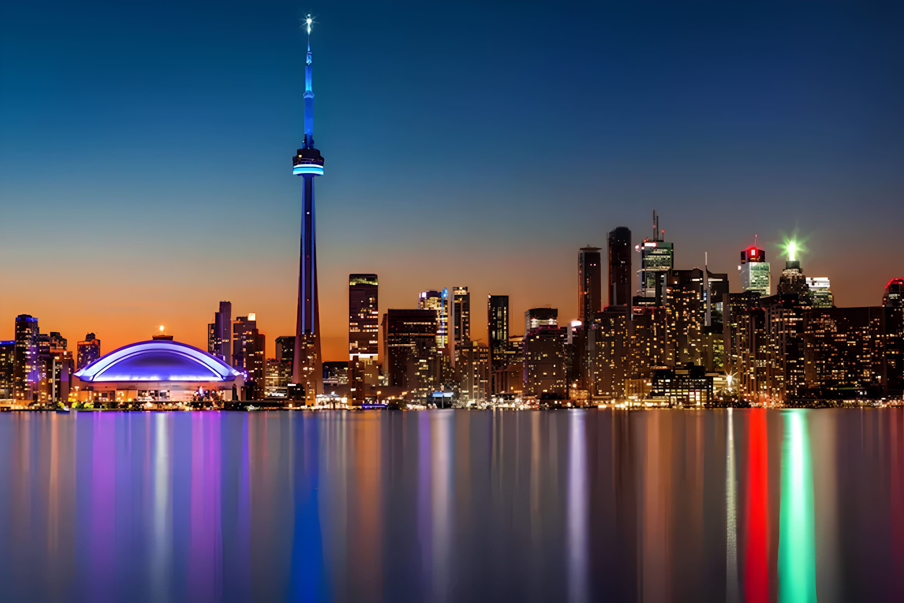 Enjoy the energy of downtown Toronto with skyline views that capture the city’s most famous landmark