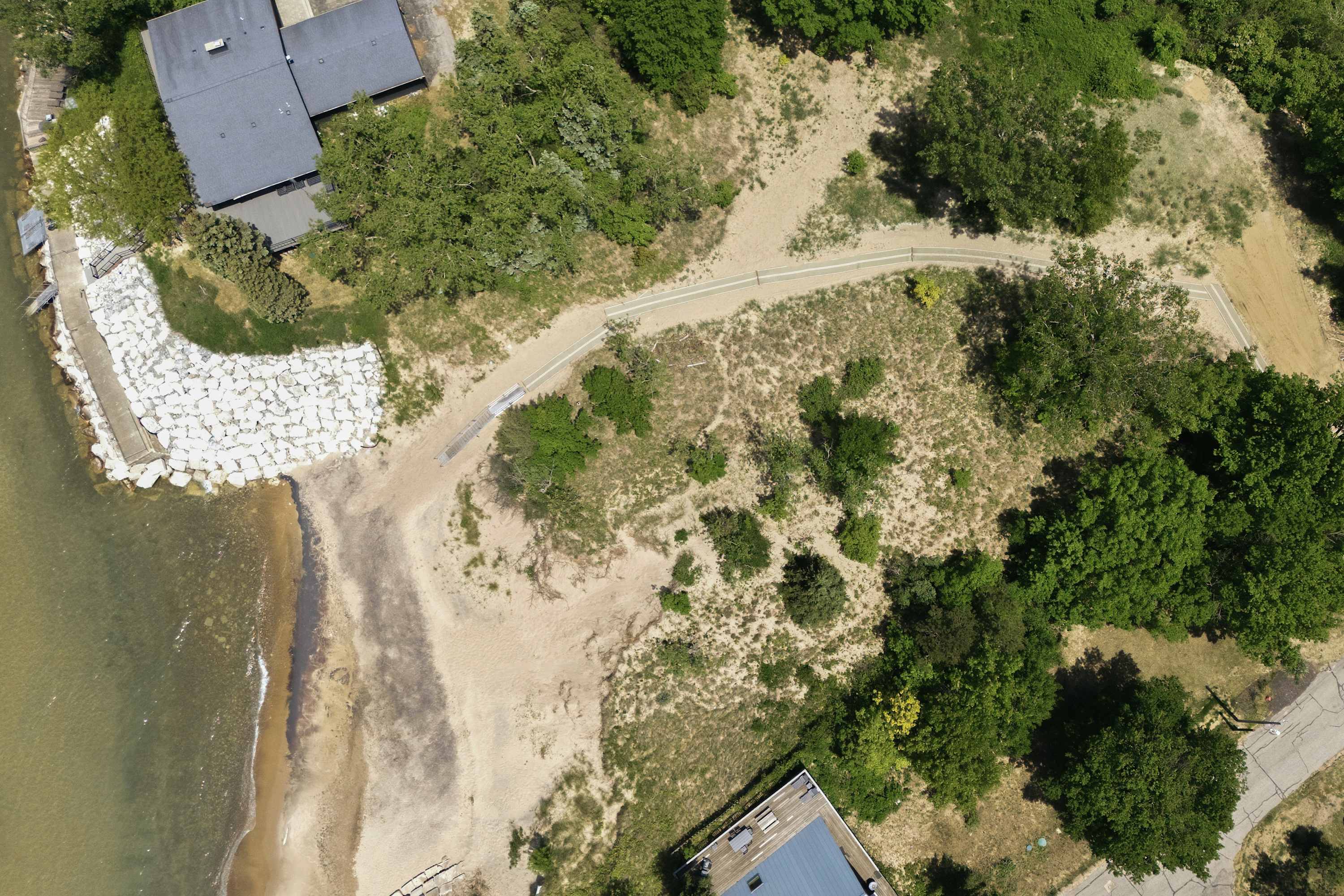 Follow the dune path to a day of sun, sand, and Lake Michigan views.
