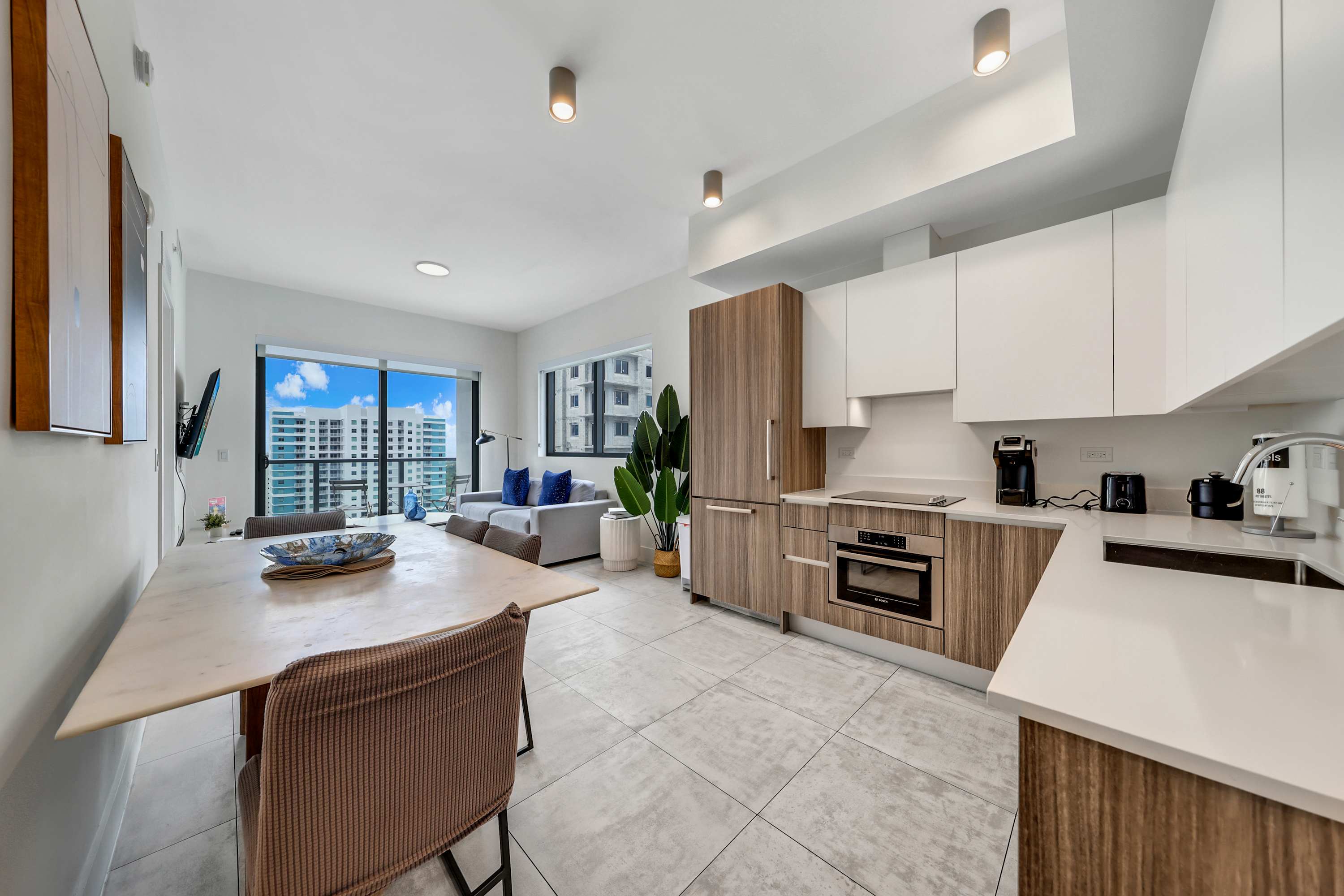 Modern Brickell Escape with High-Rise View, Pool & Gym