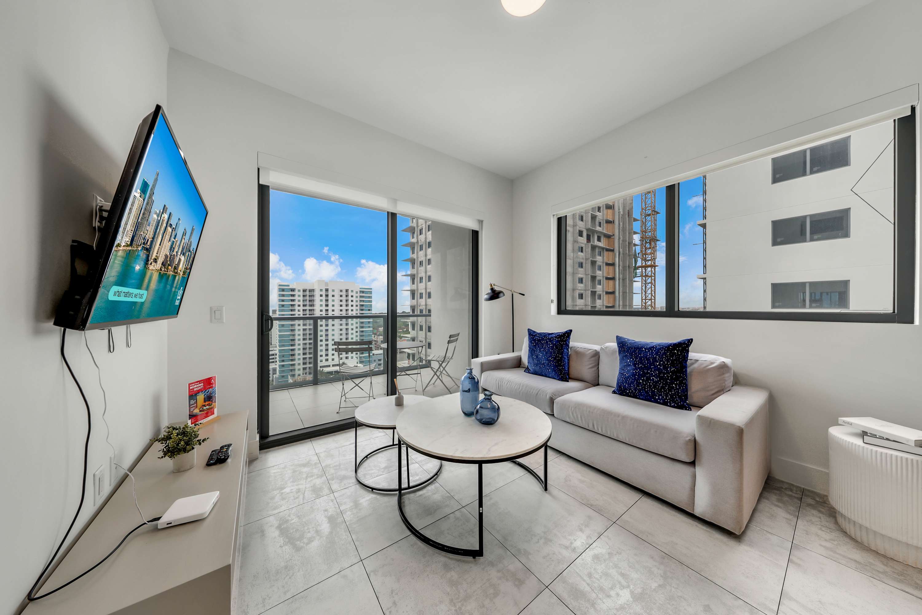 Modern Brickell Escape with High-Rise View, Pool & Gym