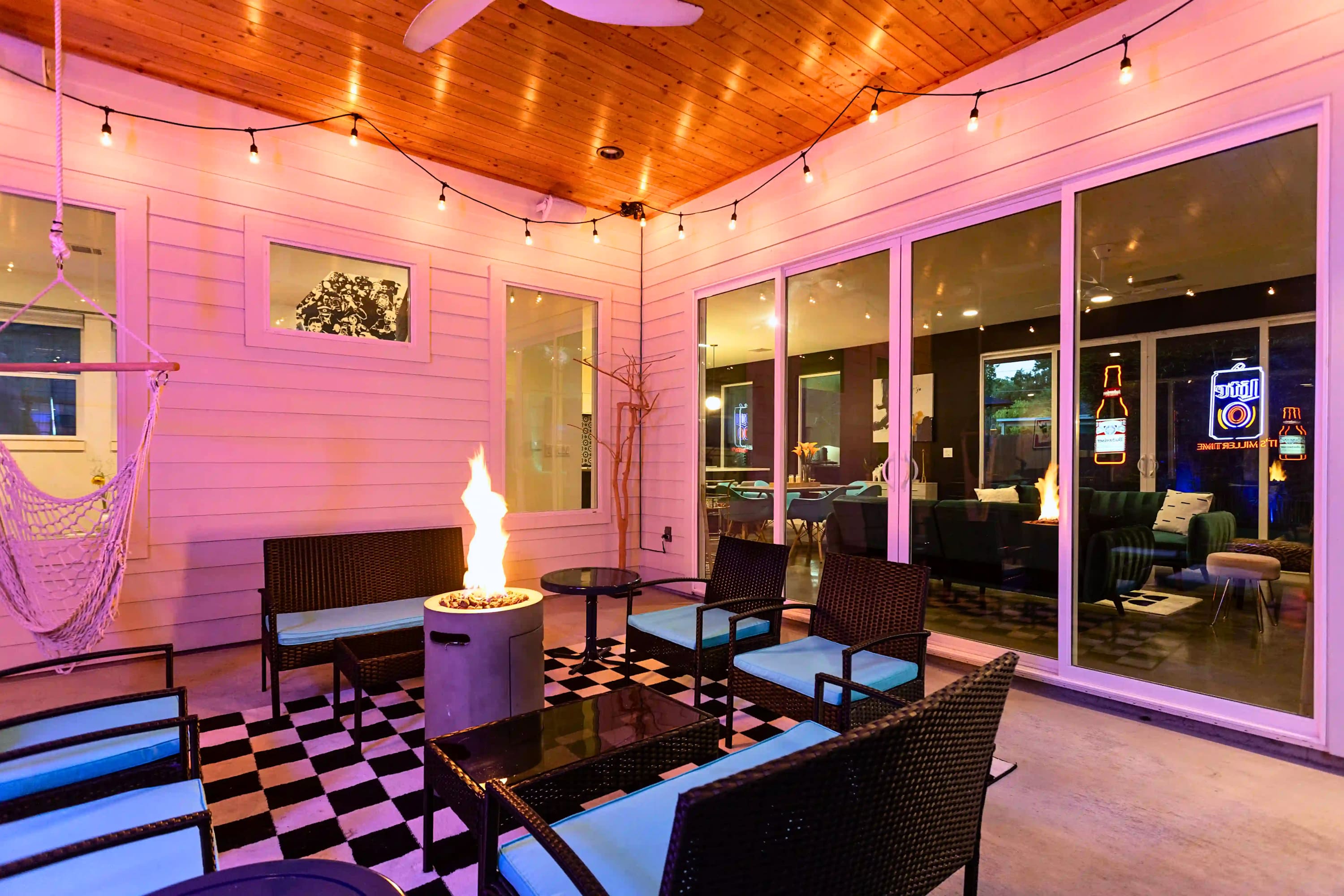Private Mini Golf and Covered Fireplace Lounge 3