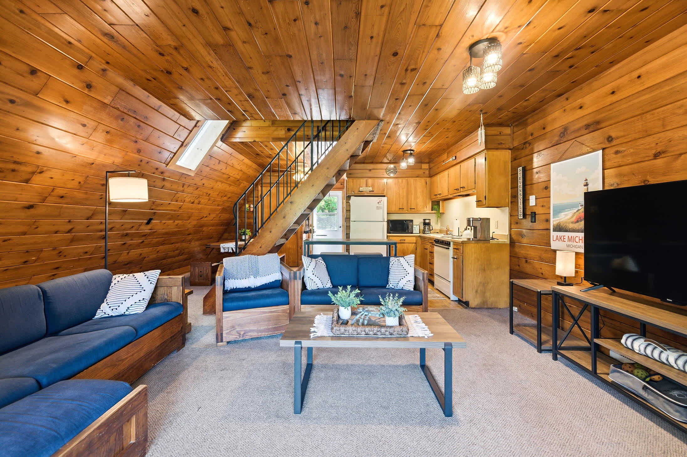 Chalet #94 living keeps everyone connected.