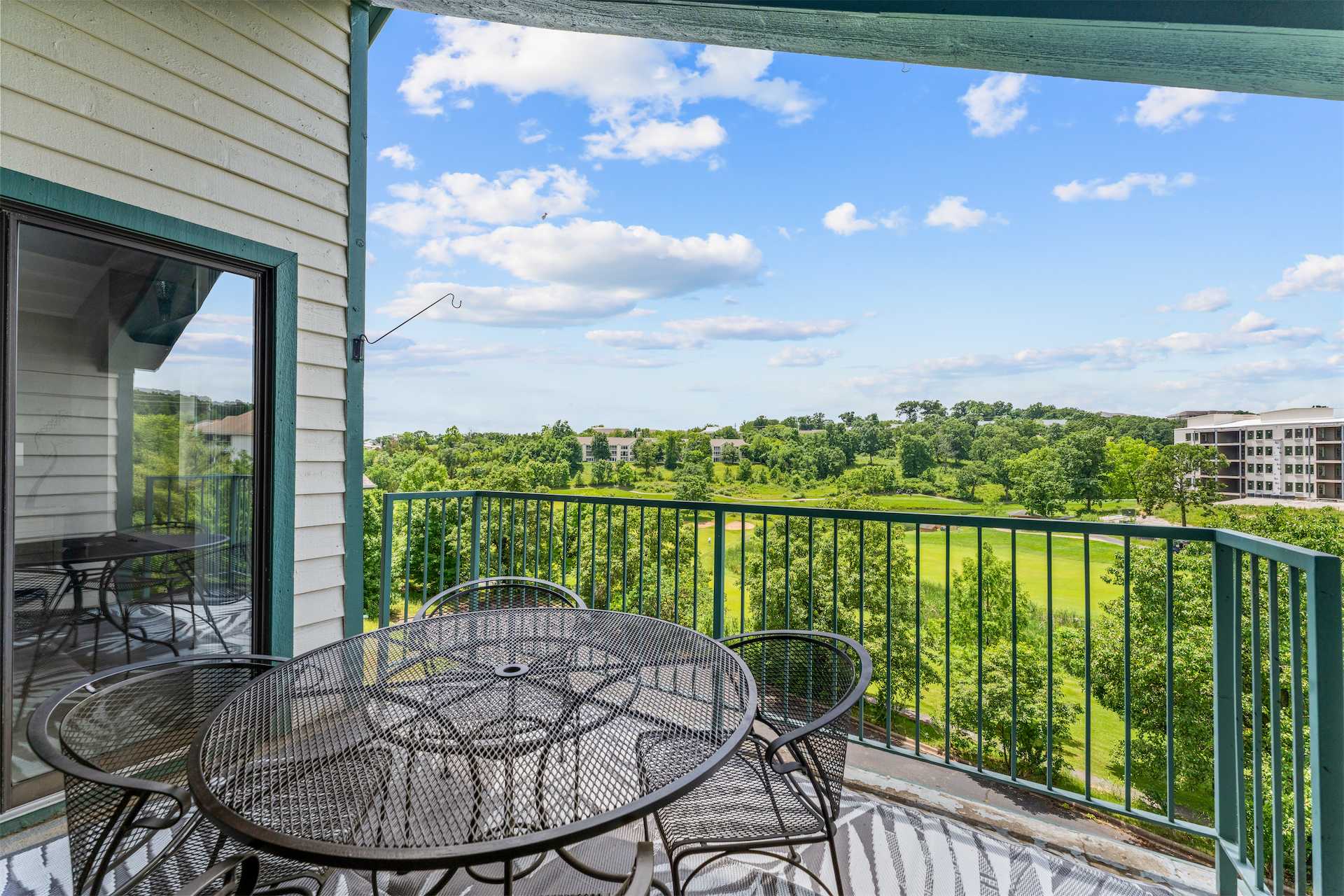 Lounge the day away or dine alfresco with gorgeous views on the balcony​