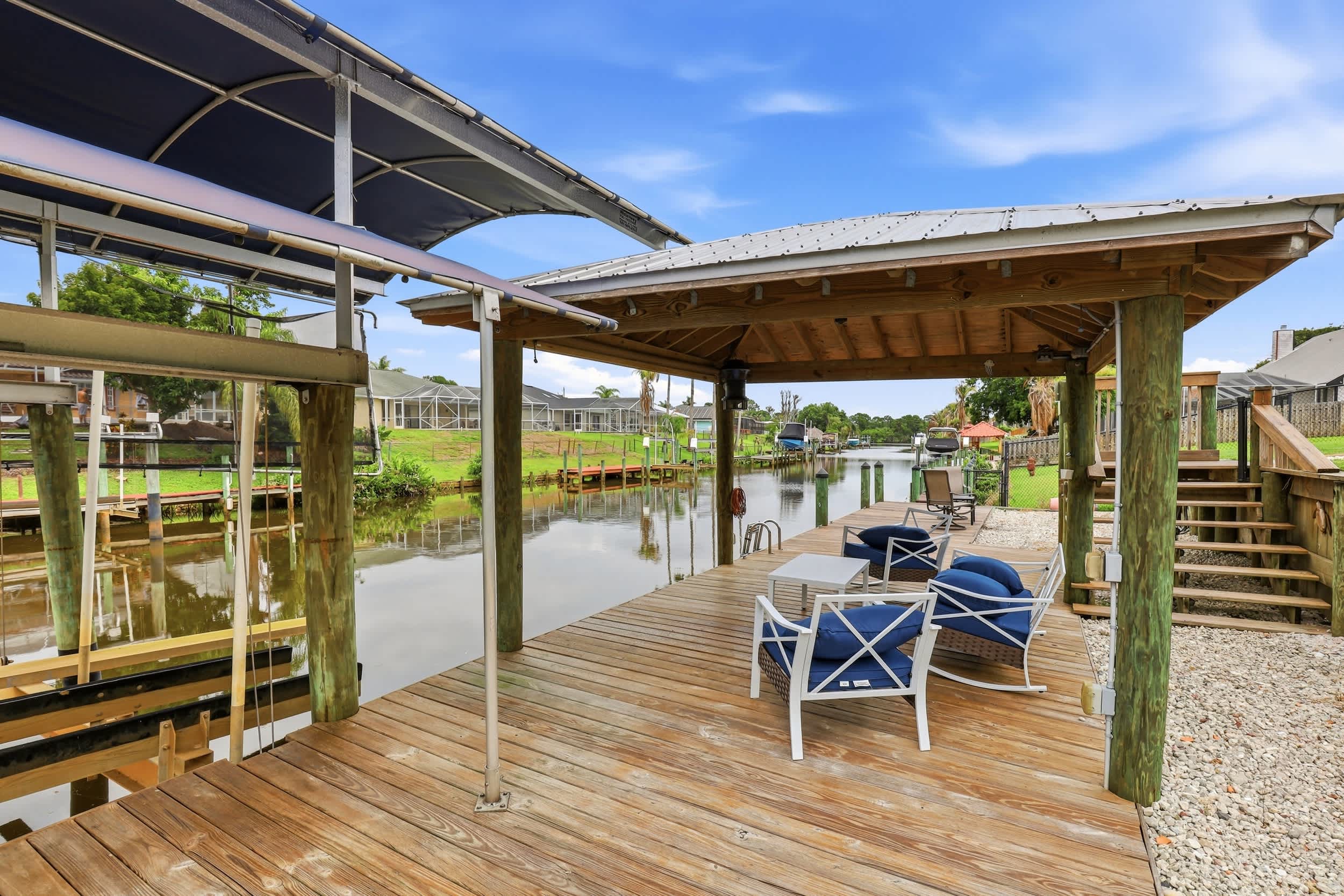 Waterfront Home Dock Boat Lift Close to Beach | Photo 43