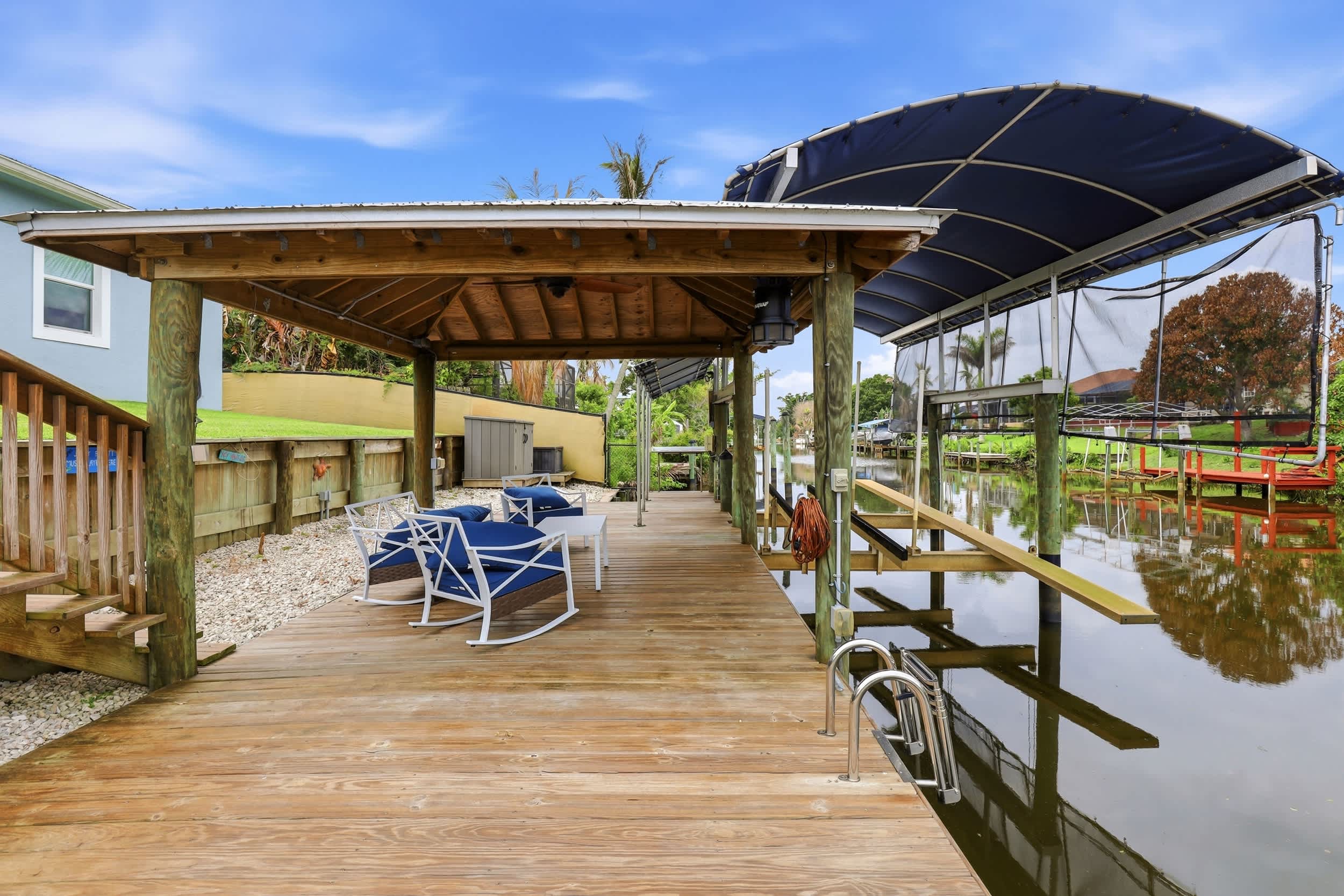 Waterfront Home Dock Boat Lift Close to Beach | Photo 41