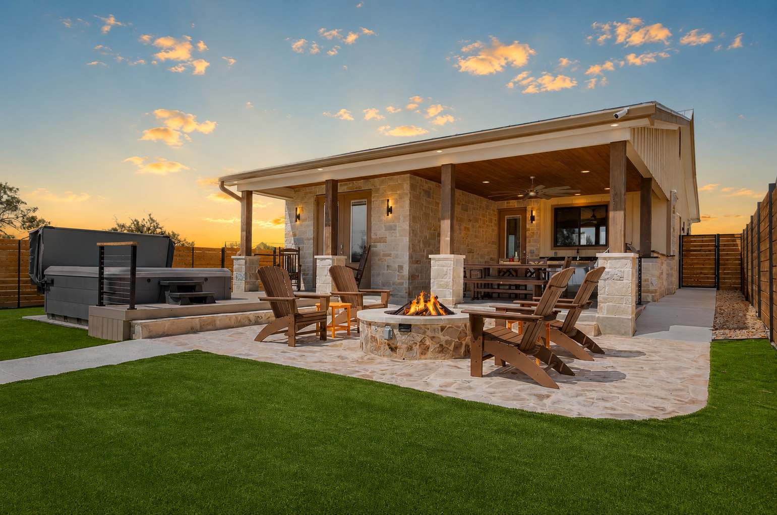 Luxury 3BR | Hottub | Outdoor Kitchen | Firepit