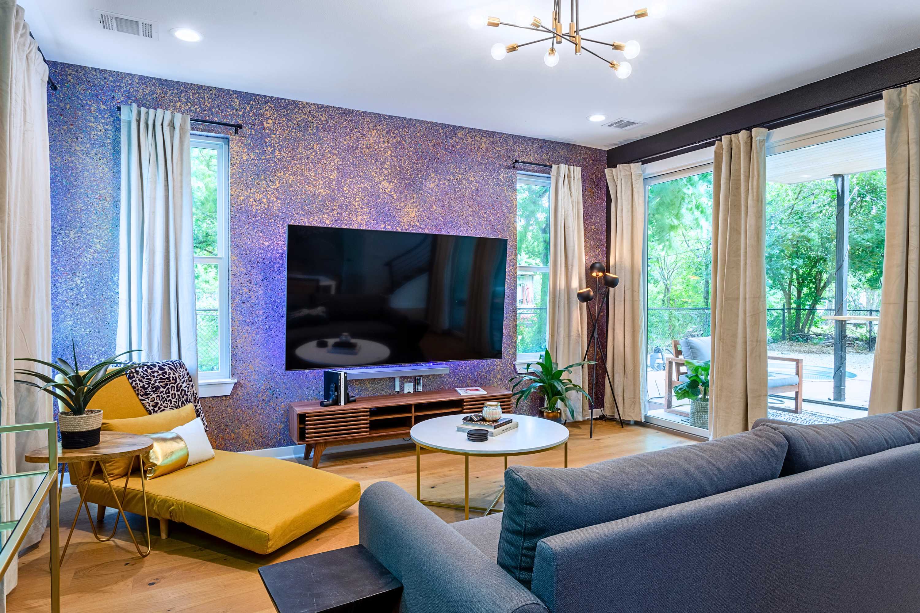 Single Sofa Bed In The Living Room