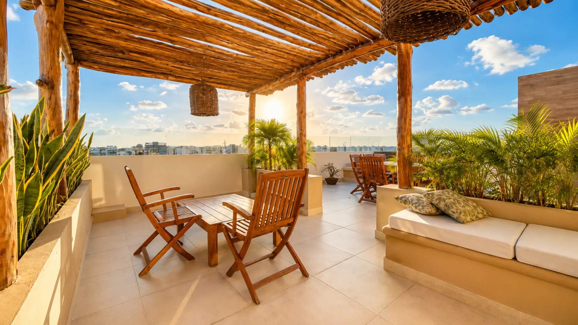 Stylish Balcony Studio Beach Area · Blanko Living
