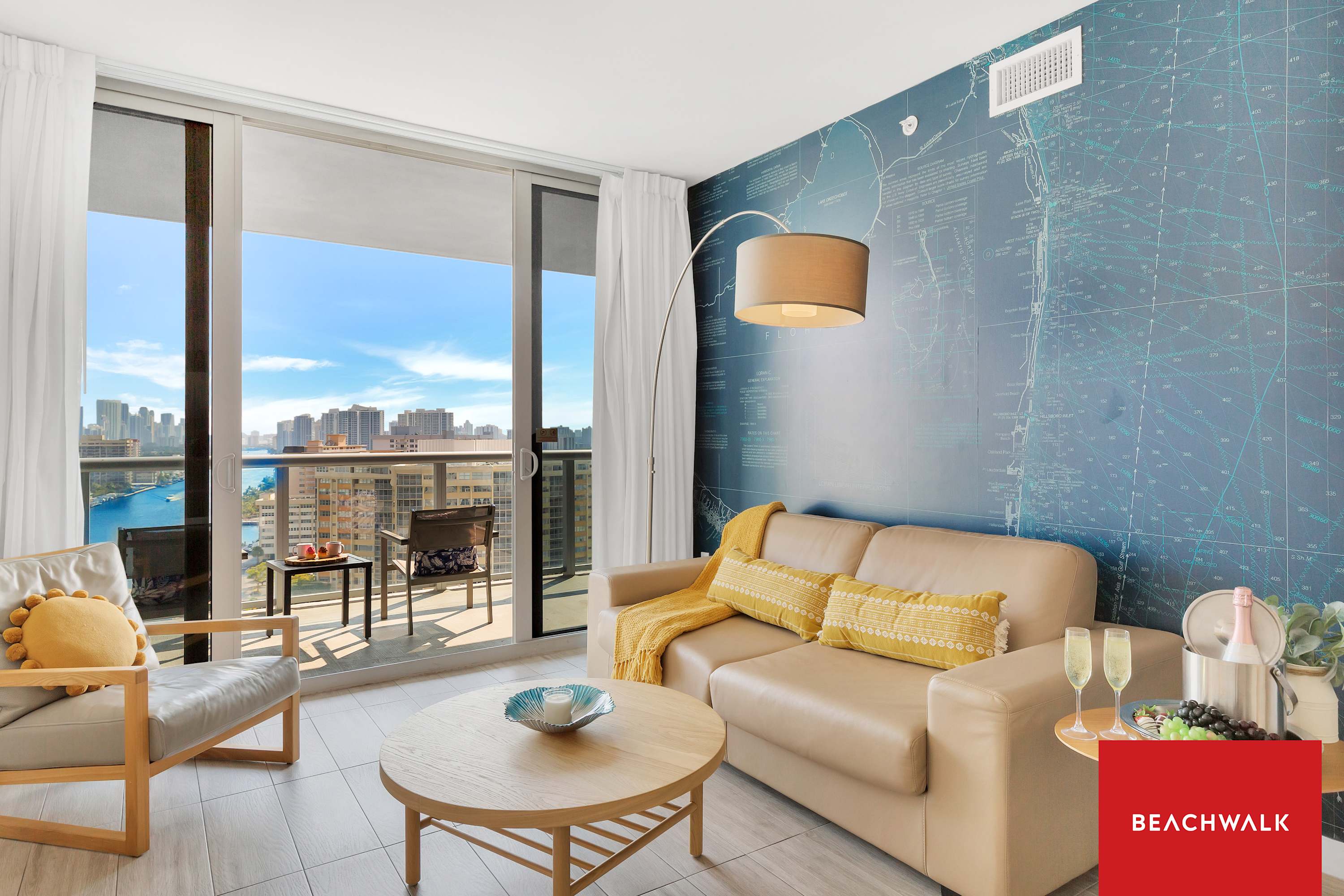 Intracoastal View 2BR Resort Suite & Balcony in Hallandale Beach, FL