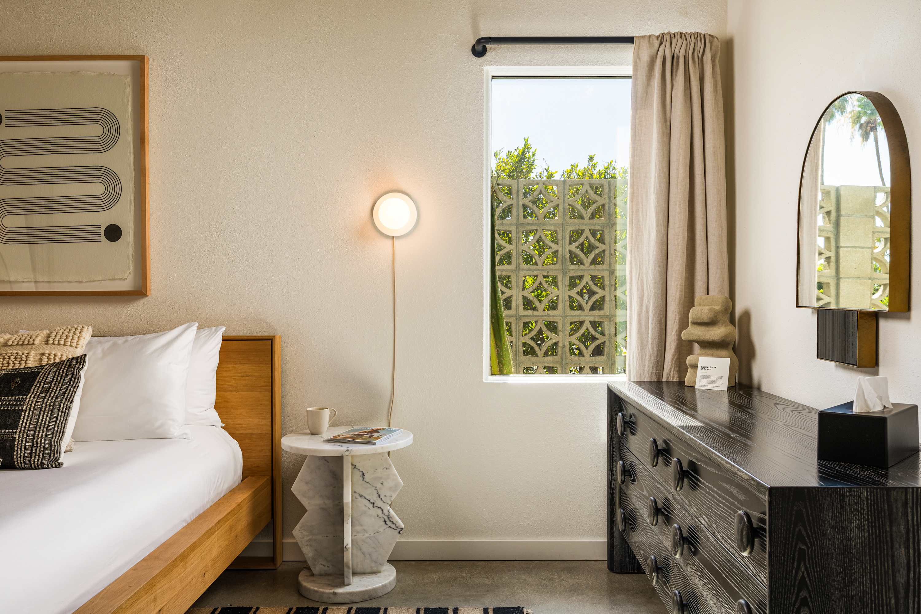 Primary Bedroom | Meiselman in Palm Springs, California by Luxus Vacation Properties