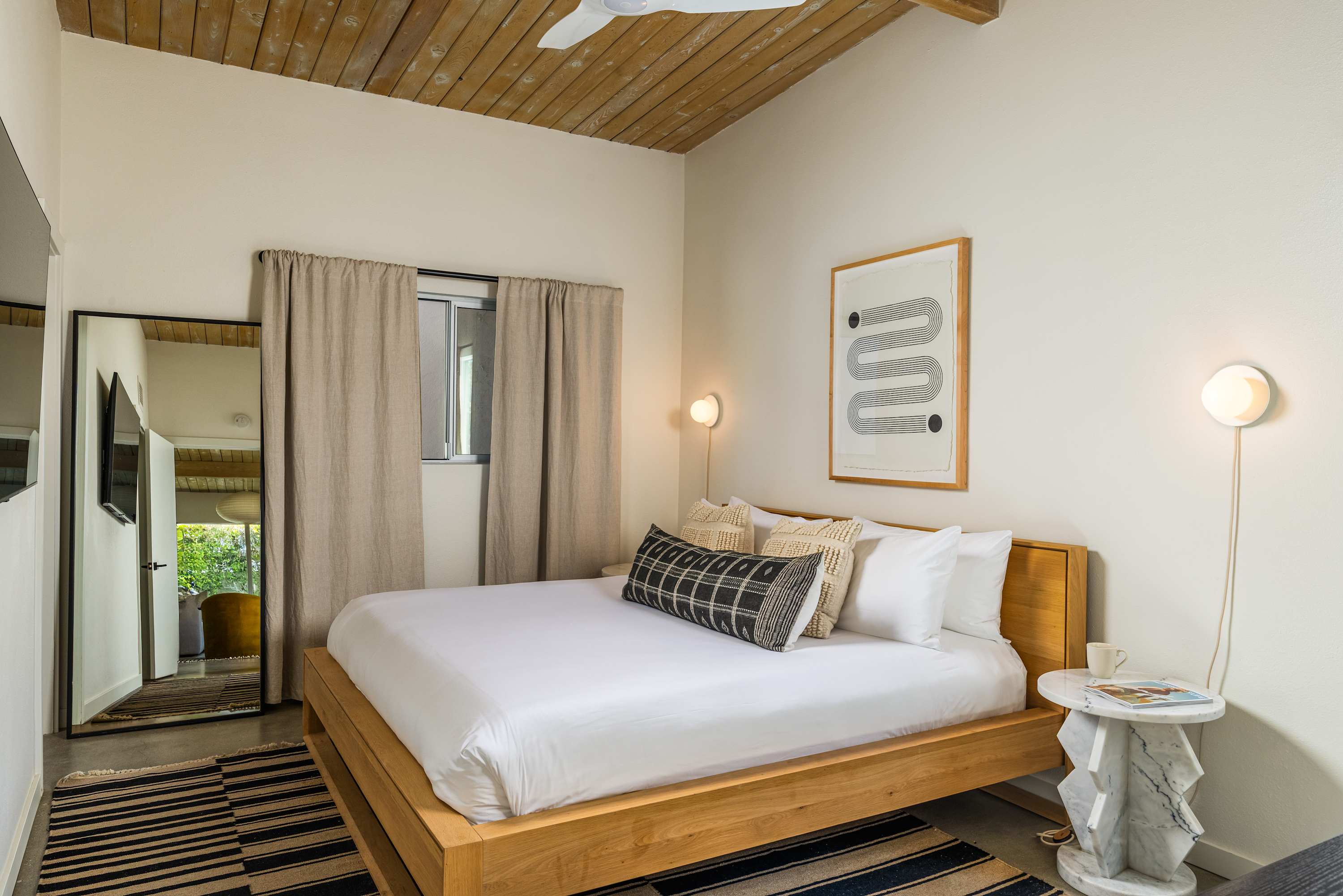 Primary Bedroom | Meiselman in Palm Springs, California by Luxus Vacation Properties
