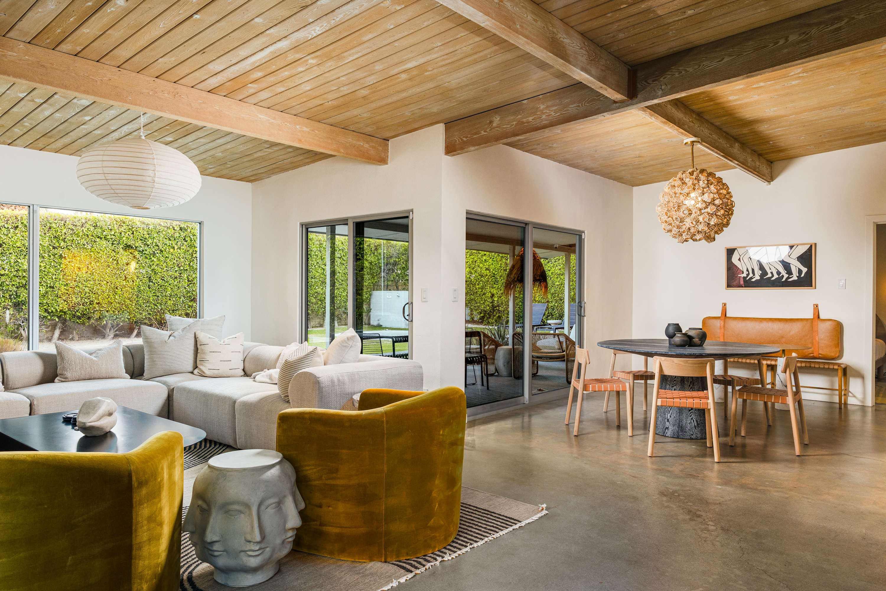 Living Room | Meiselman in Palm Springs, California by Luxus Vacation Properties