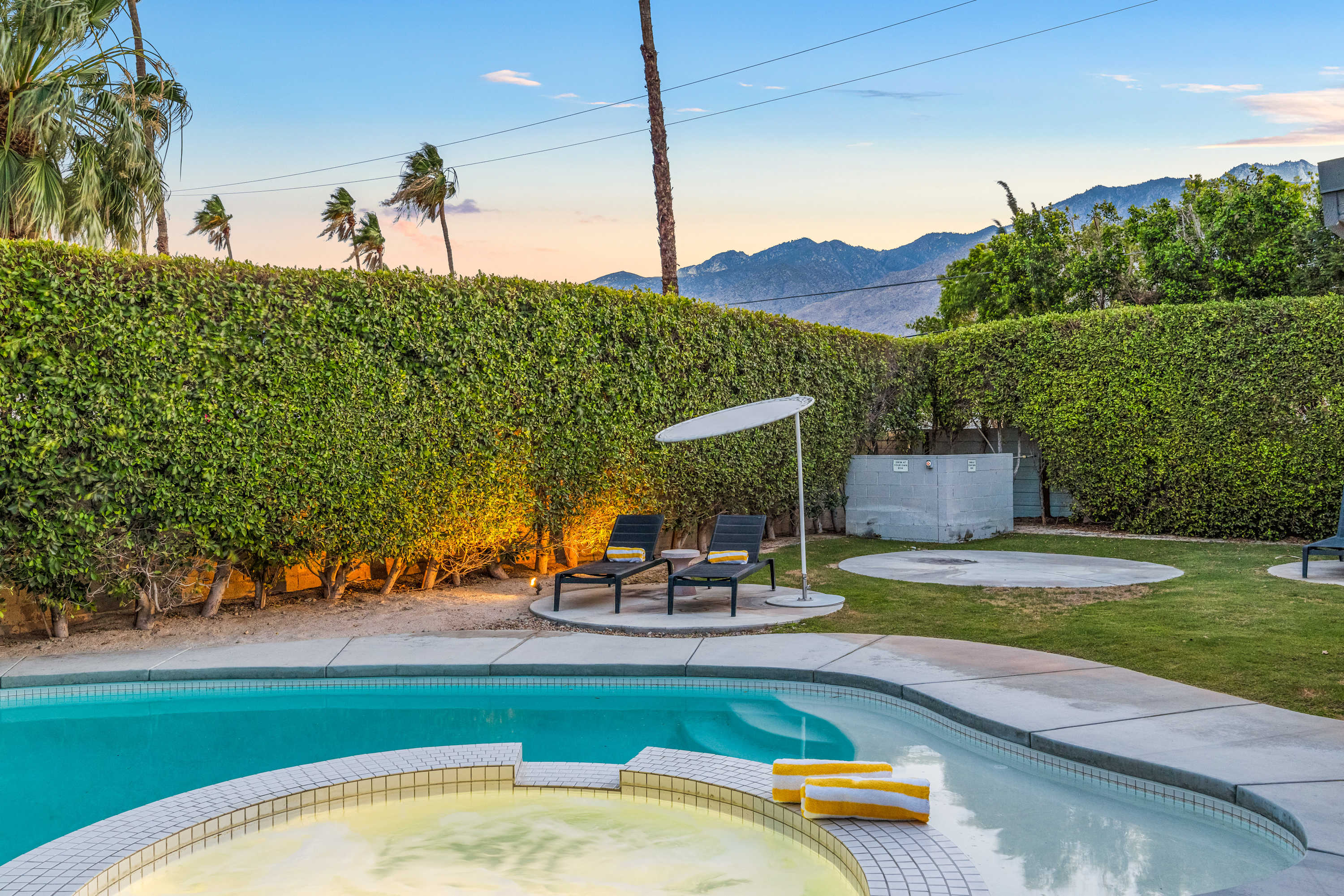 Backyard/Pool | Meiselman in Palm Springs, California by Luxus Vacation Properties