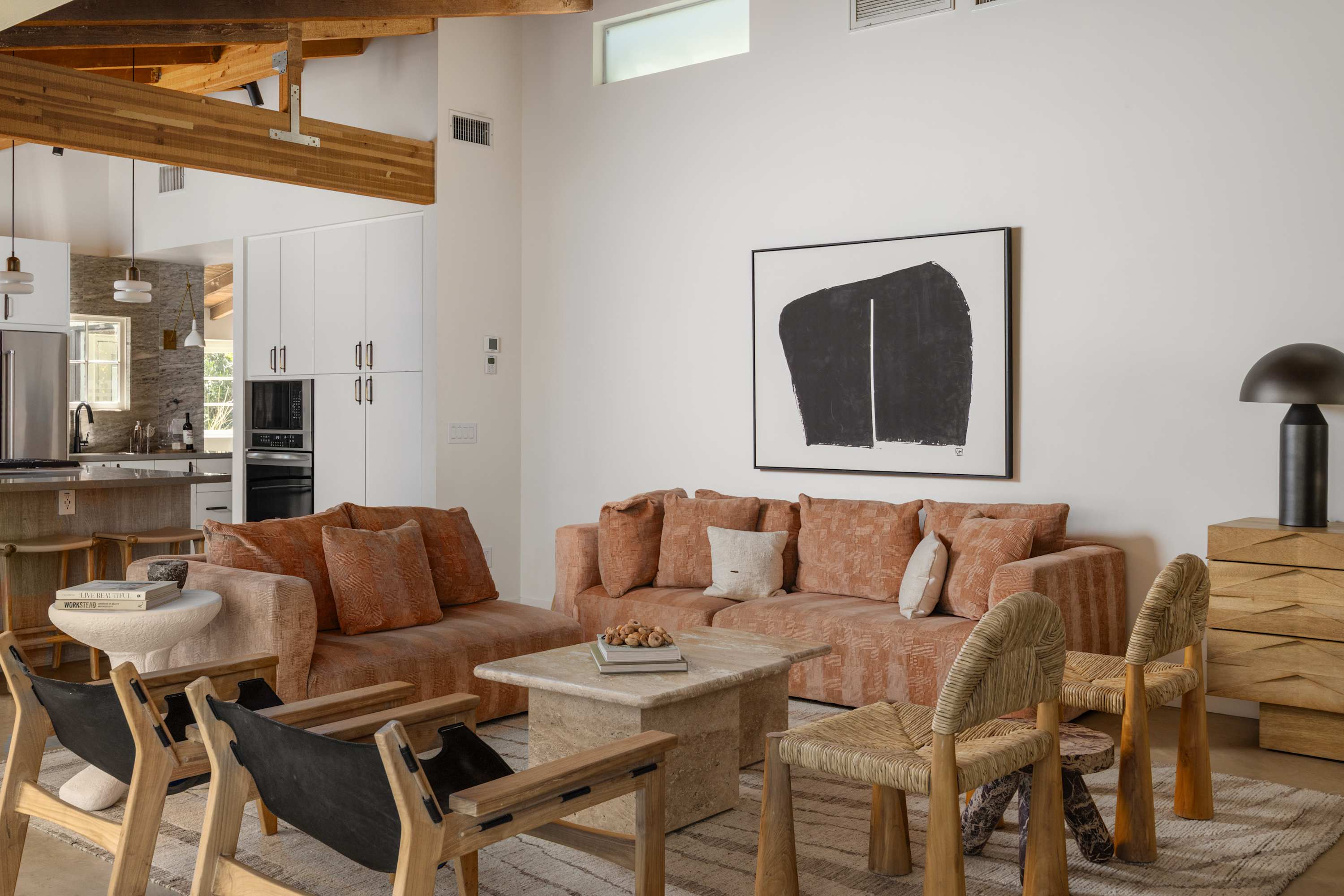 Living Room | San Simian in Palm Springs, California by Luxus Vacation Properties