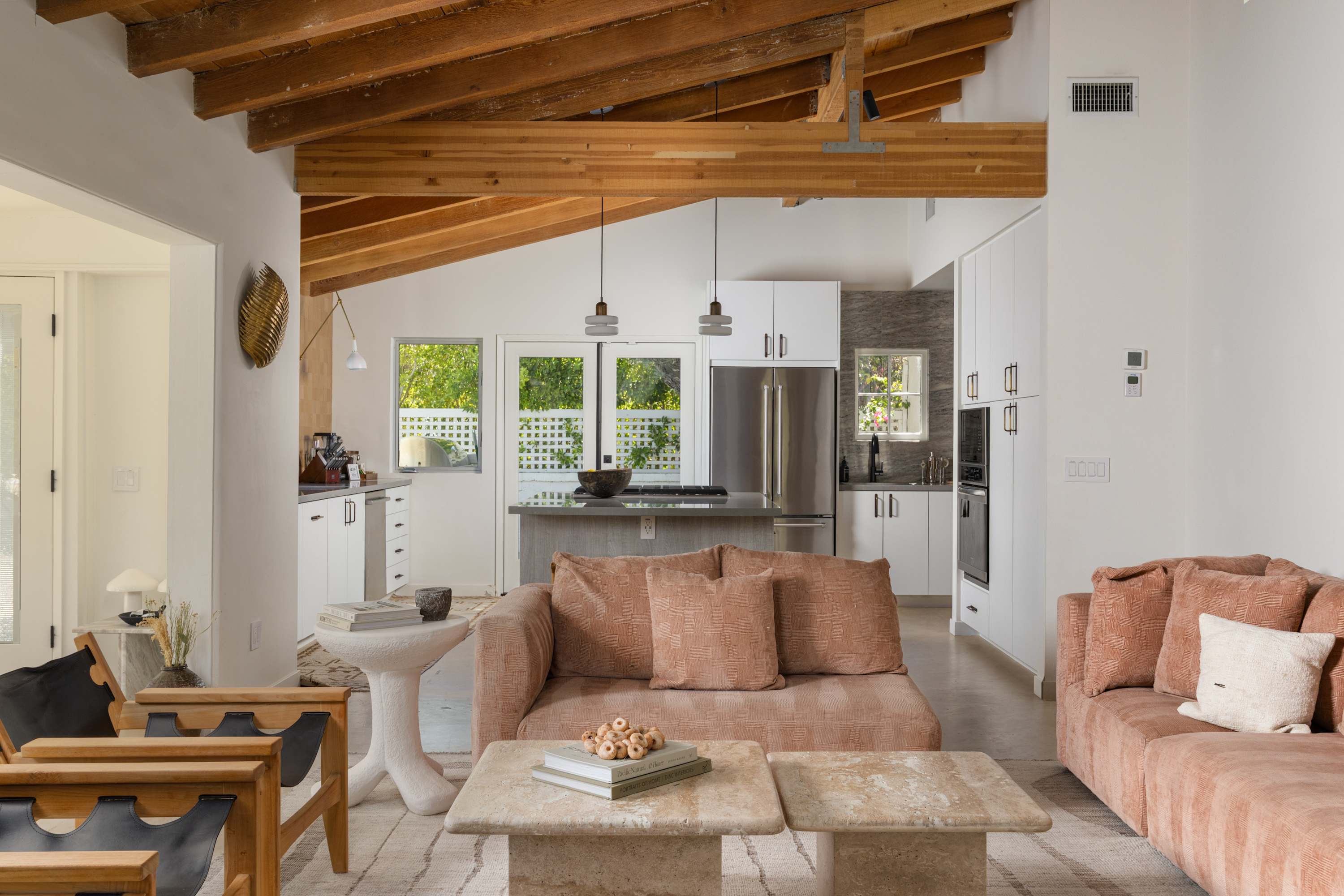 Living Room | San Simian in Palm Springs, California by Luxus Vacation Properties