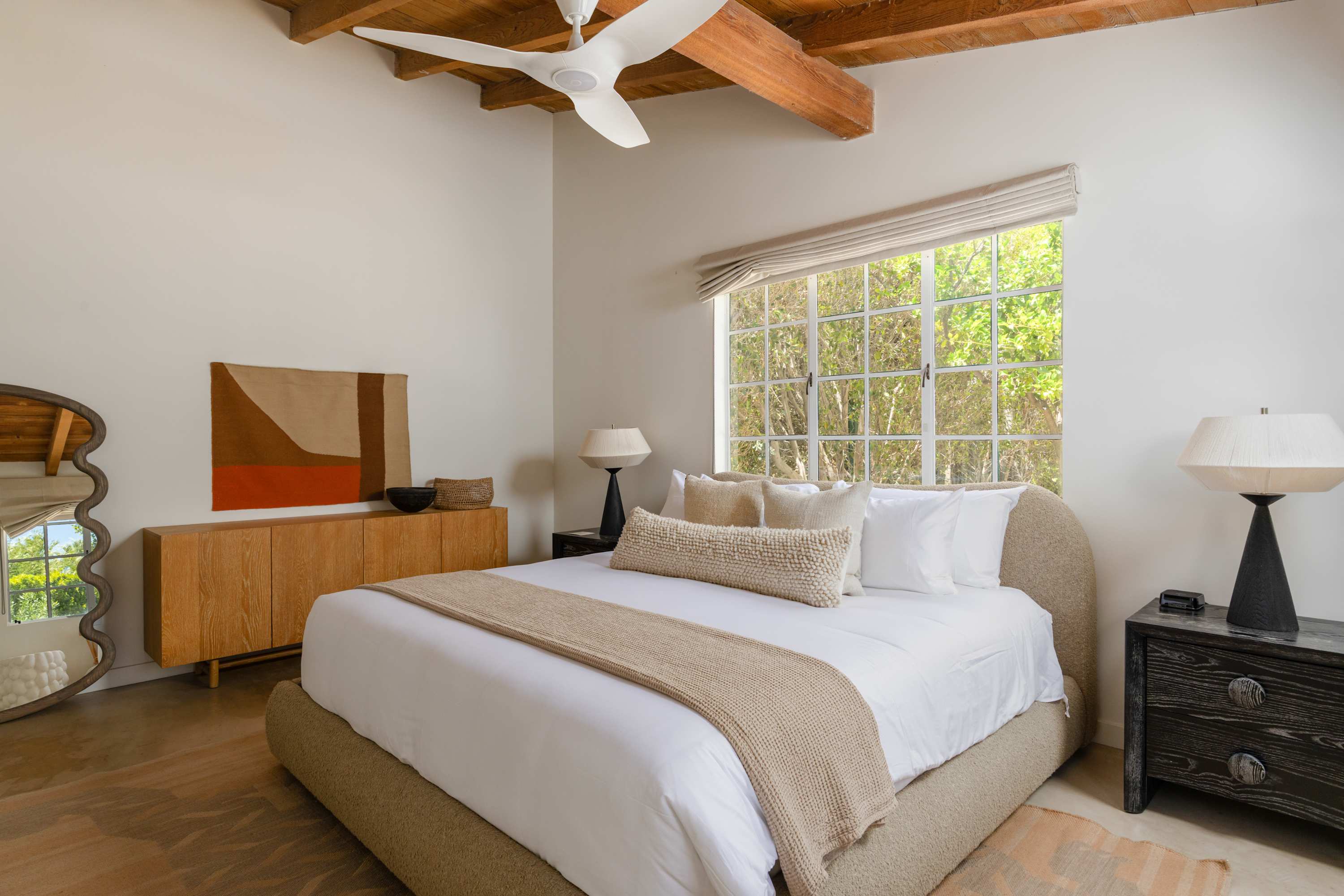 Primary Bedroom | San Simian in Palm Springs, California by Luxus Vacation Properties