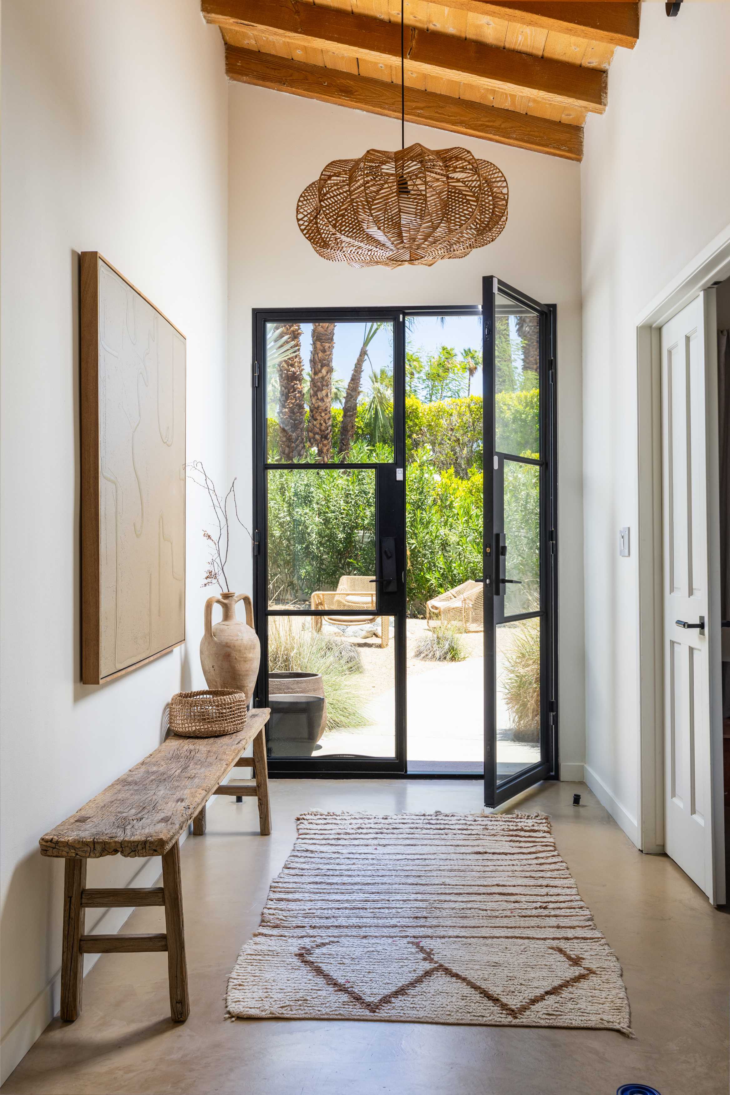 Hallway | San Simian in Palm Springs, California by Luxus Vacation Properties