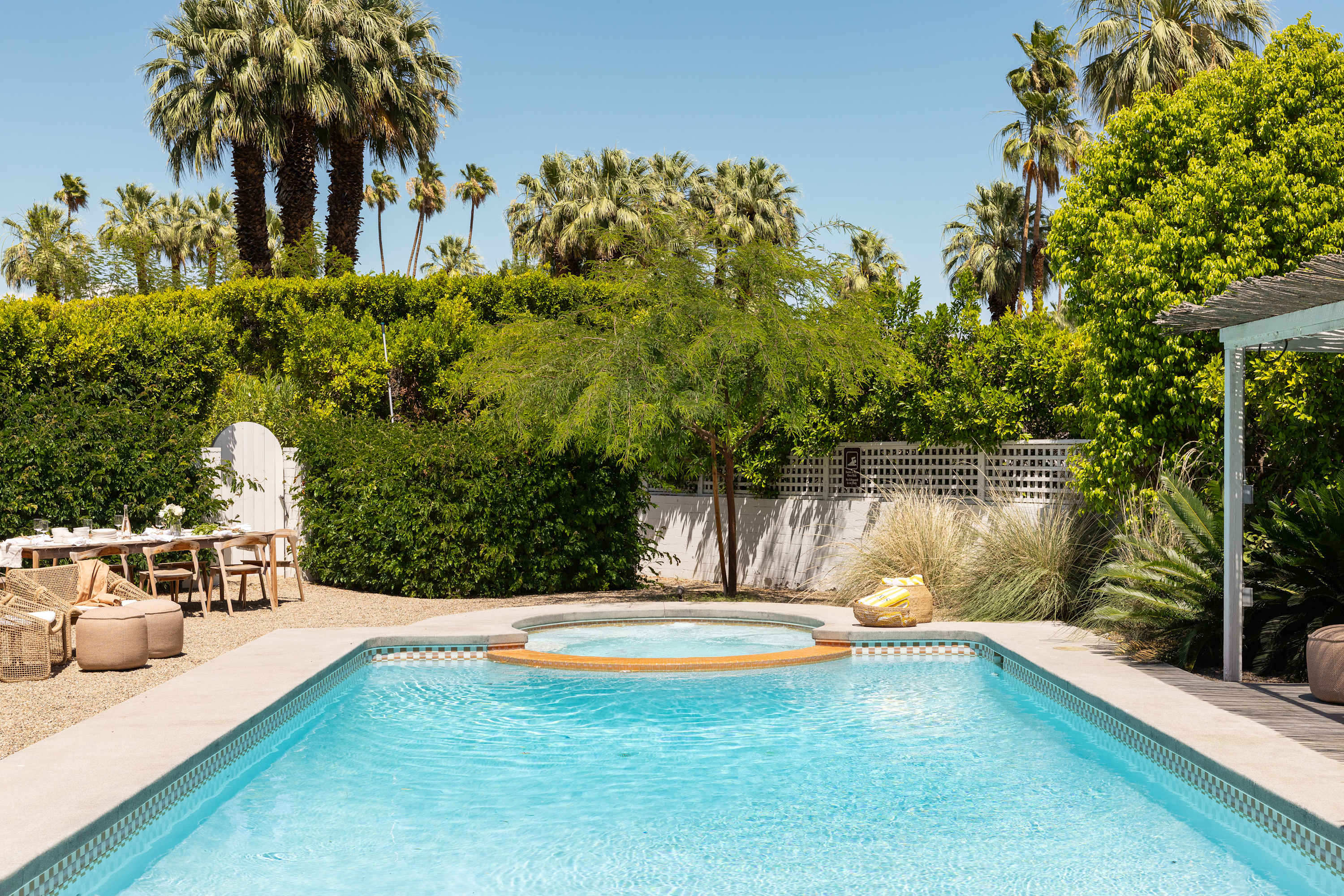 Pool | San Simian in Palm Springs, California by Luxus Vacation Properties