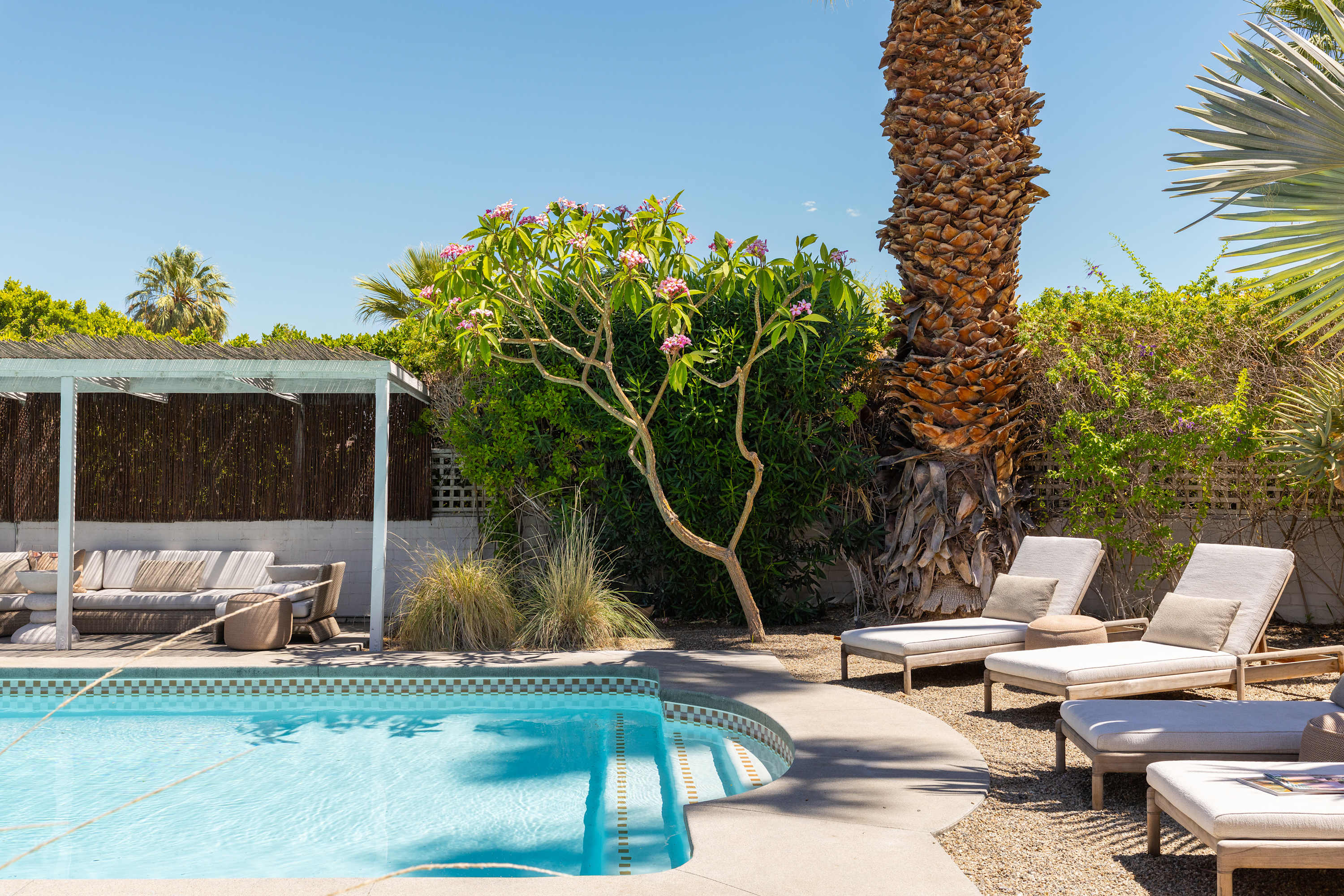 Pool | San Simian in Palm Springs, California by Luxus Vacation Properties