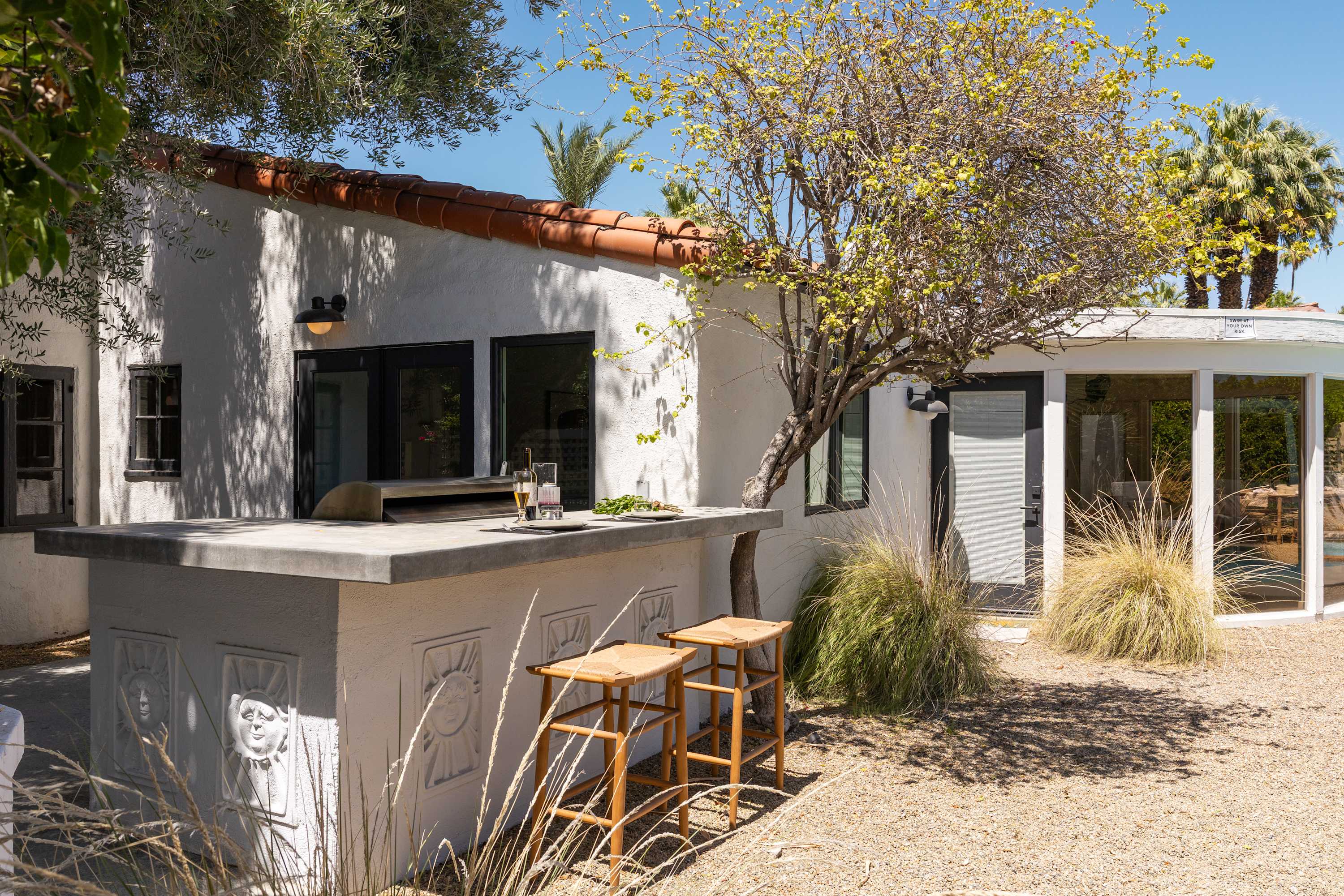 Backyard | San Simian in Palm Springs, California by Luxus Vacation Properties