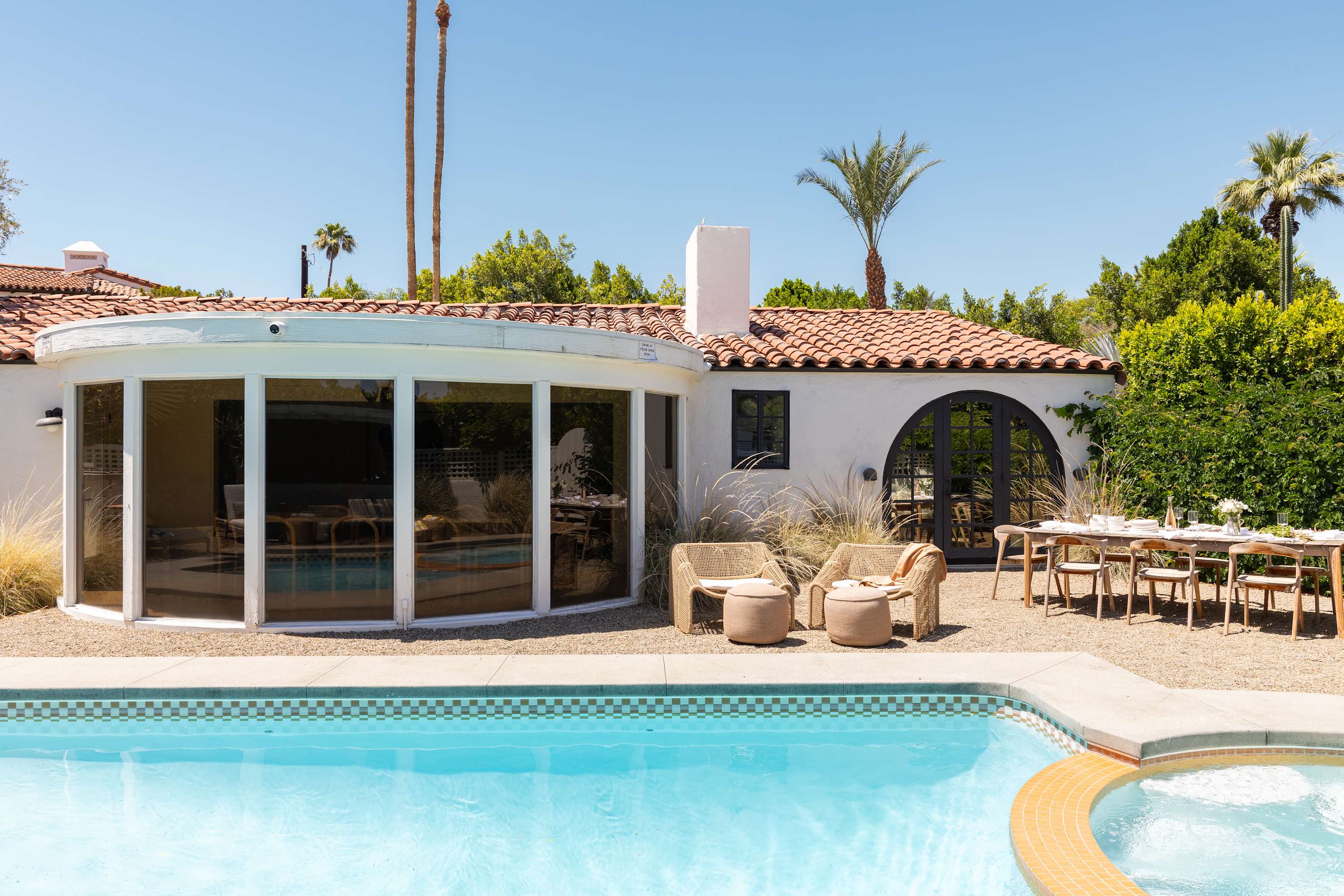 Pool | San Simian in Palm Springs, California by Luxus Vacation Properties